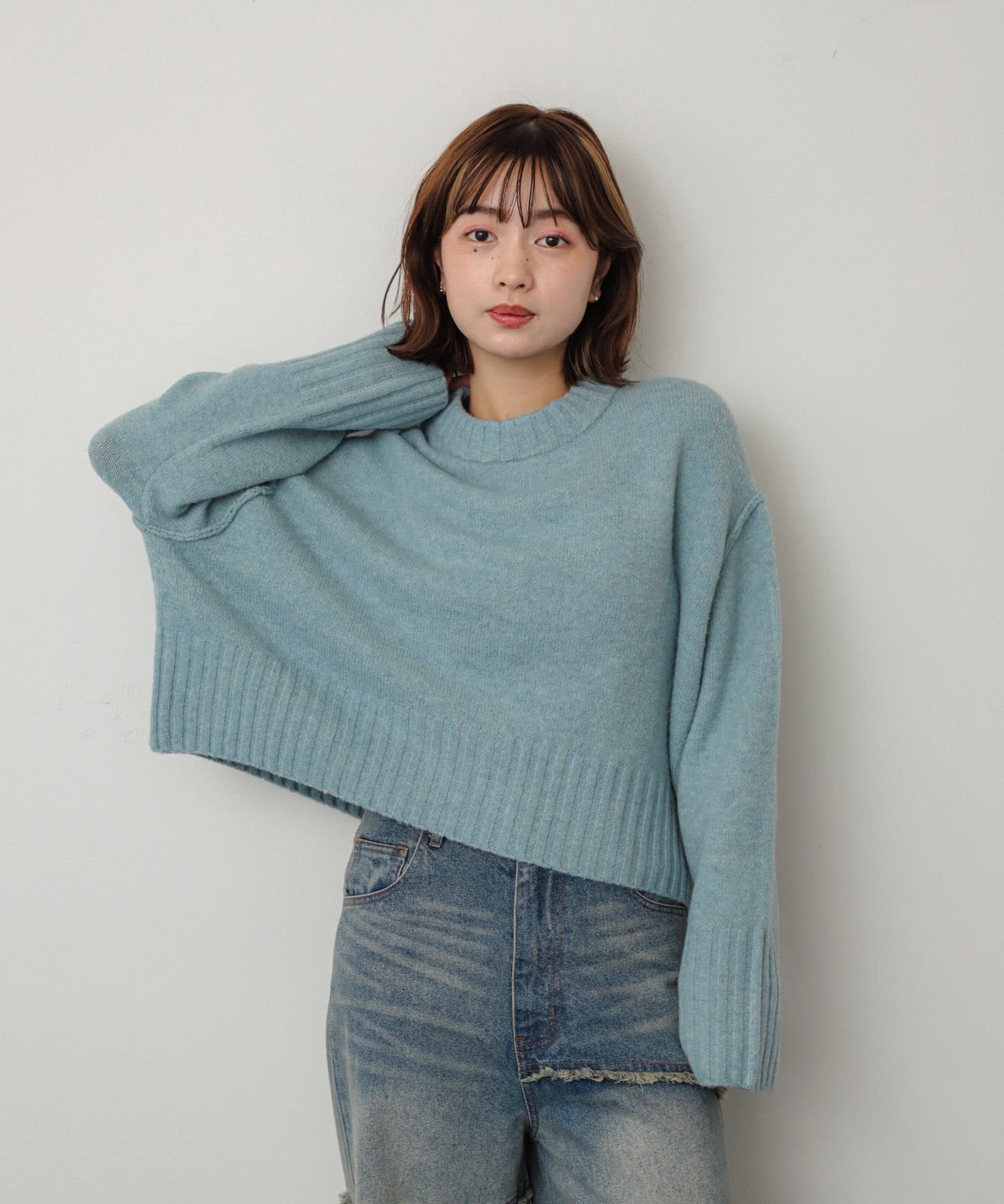 身長：158cm サイズ：one