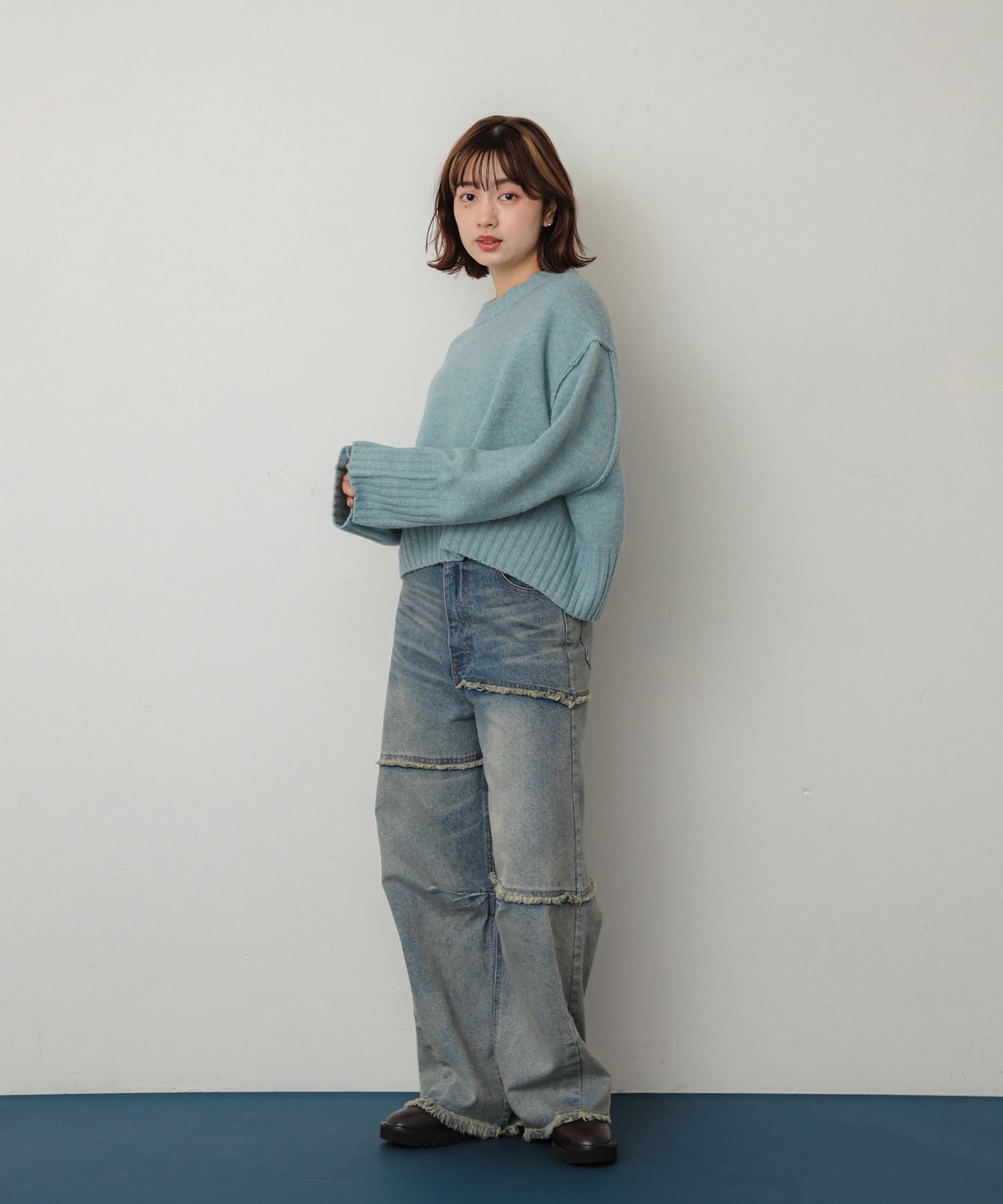 身長：158cm サイズ：one