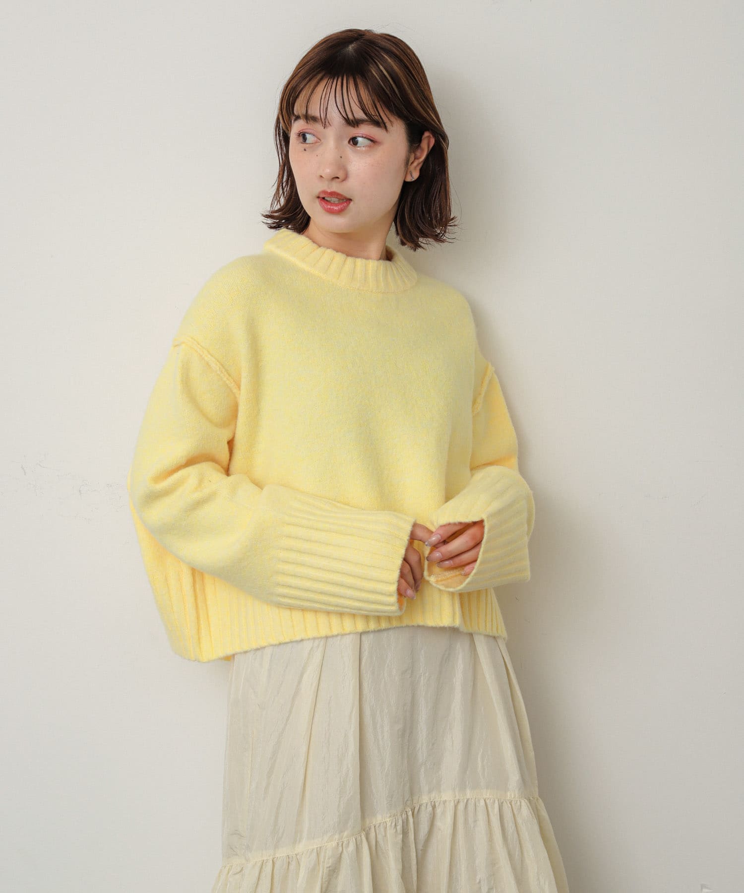 身長：158cm サイズ：one