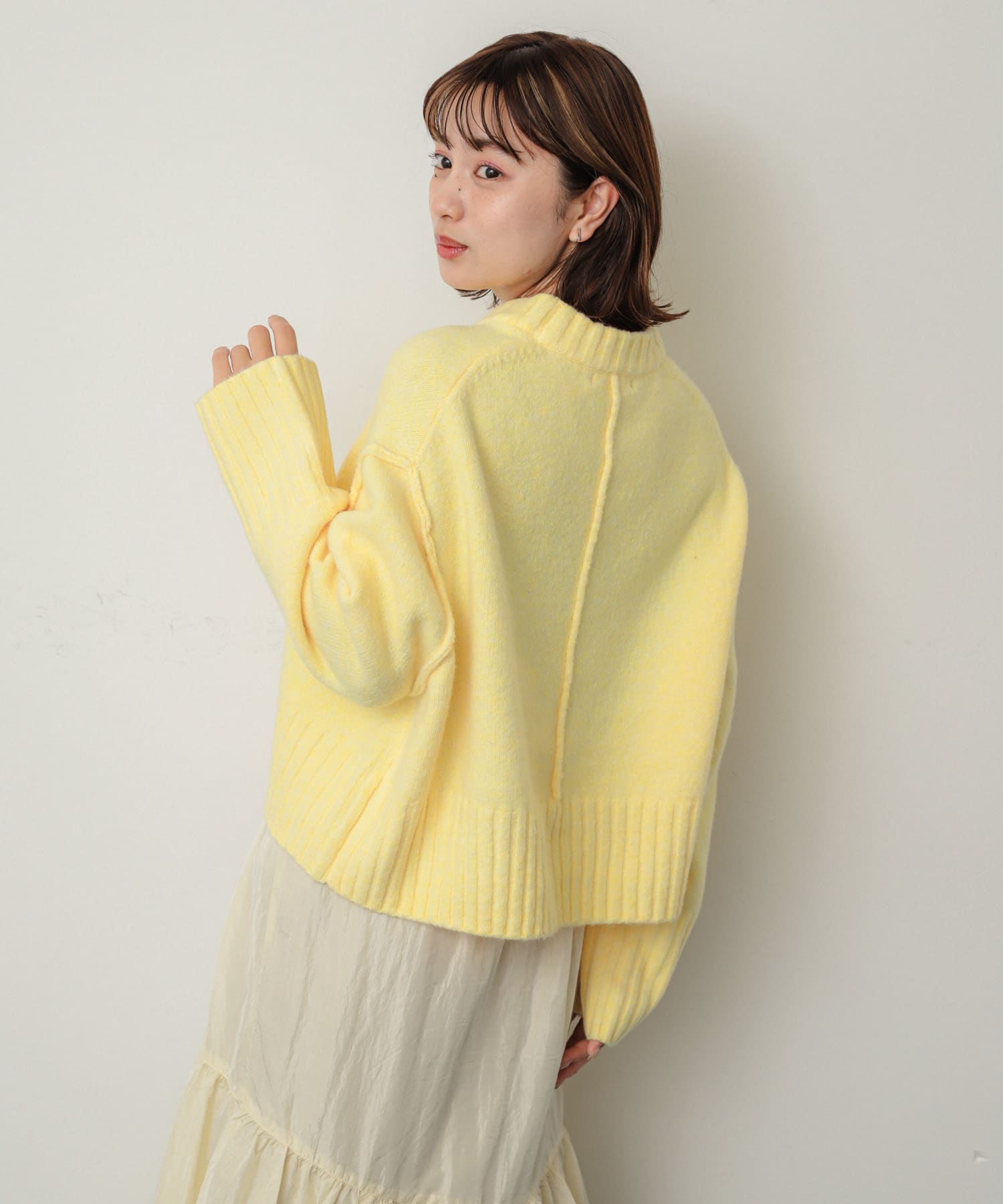 身長：158cm サイズ：one