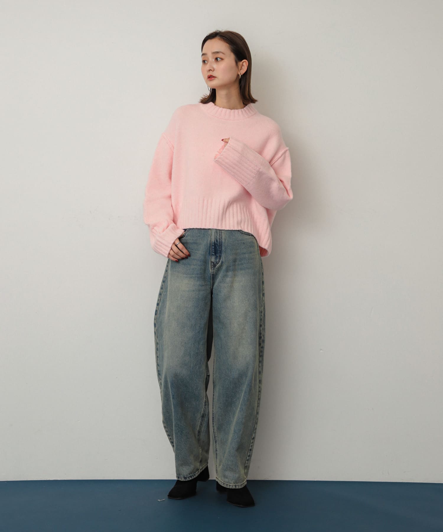 身長：158cm サイズ：one