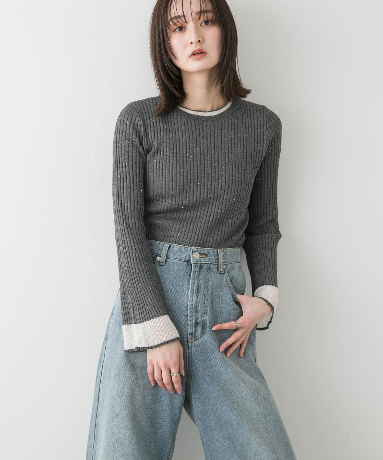 身長：169cm サイズ：one