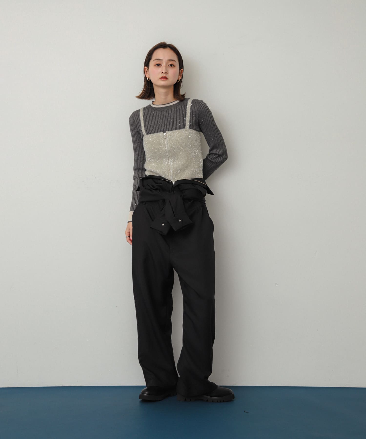 身長：169cm サイズ：one