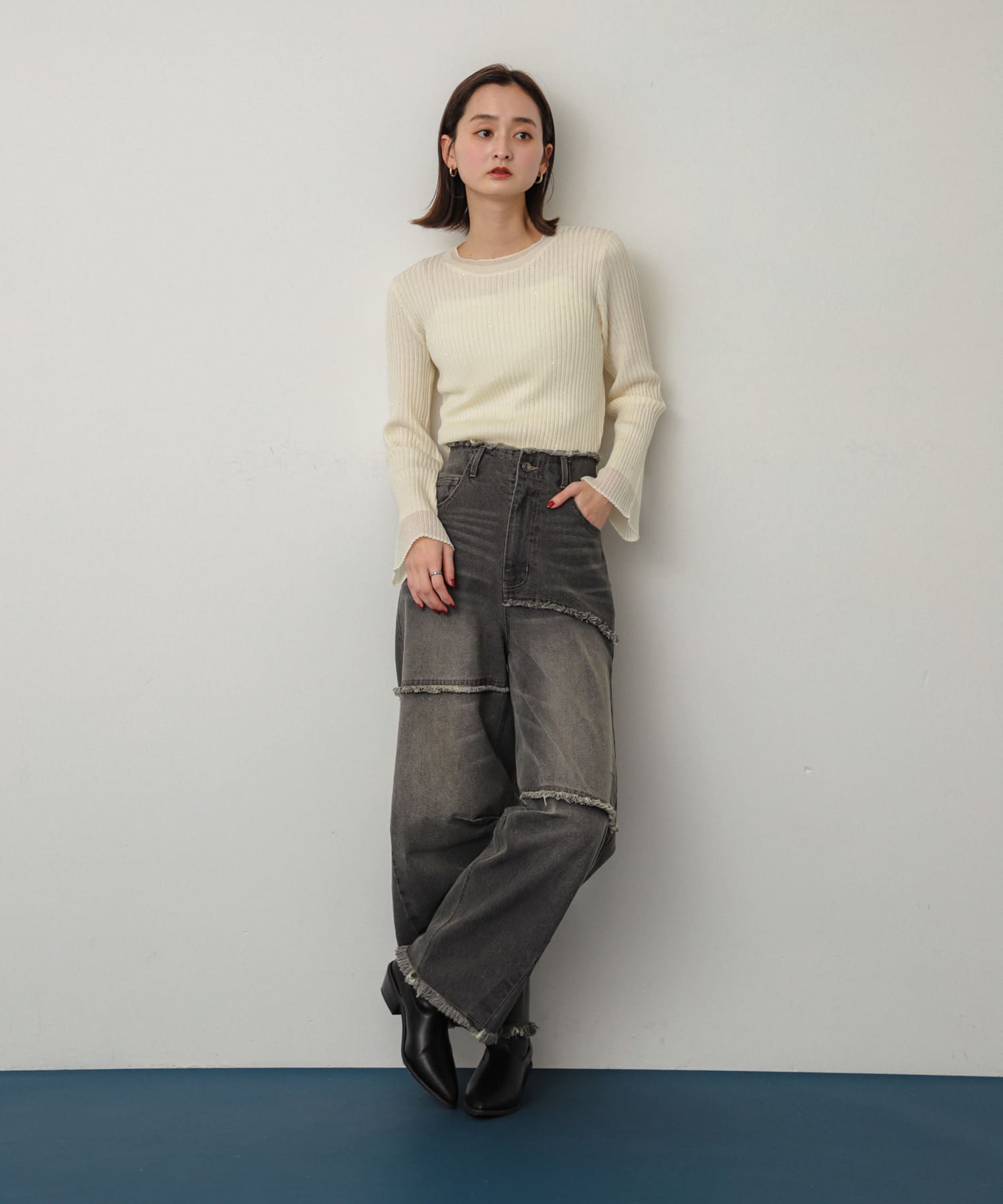 身長：169cm サイズ：one
