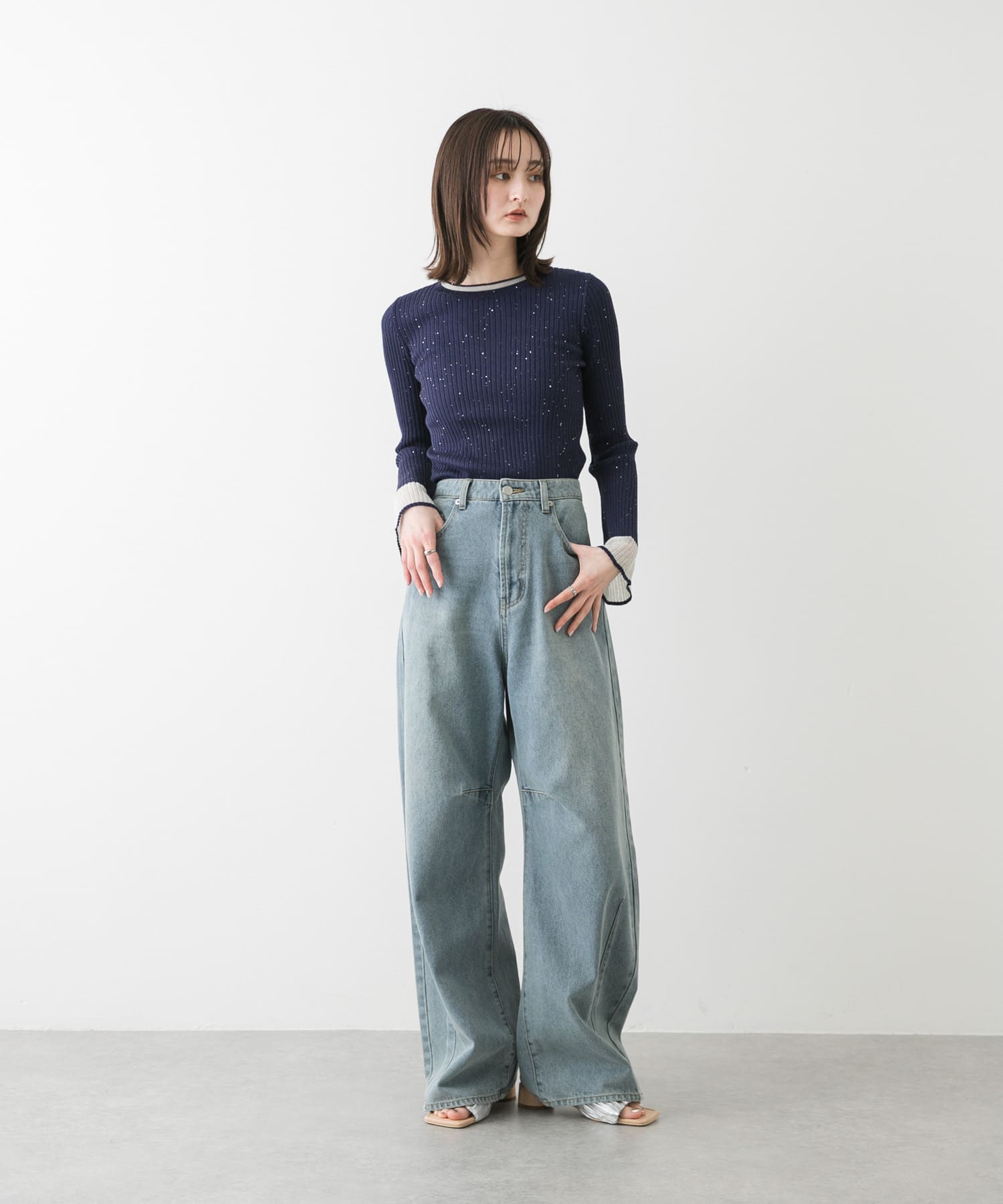 身長：169cm サイズ：one