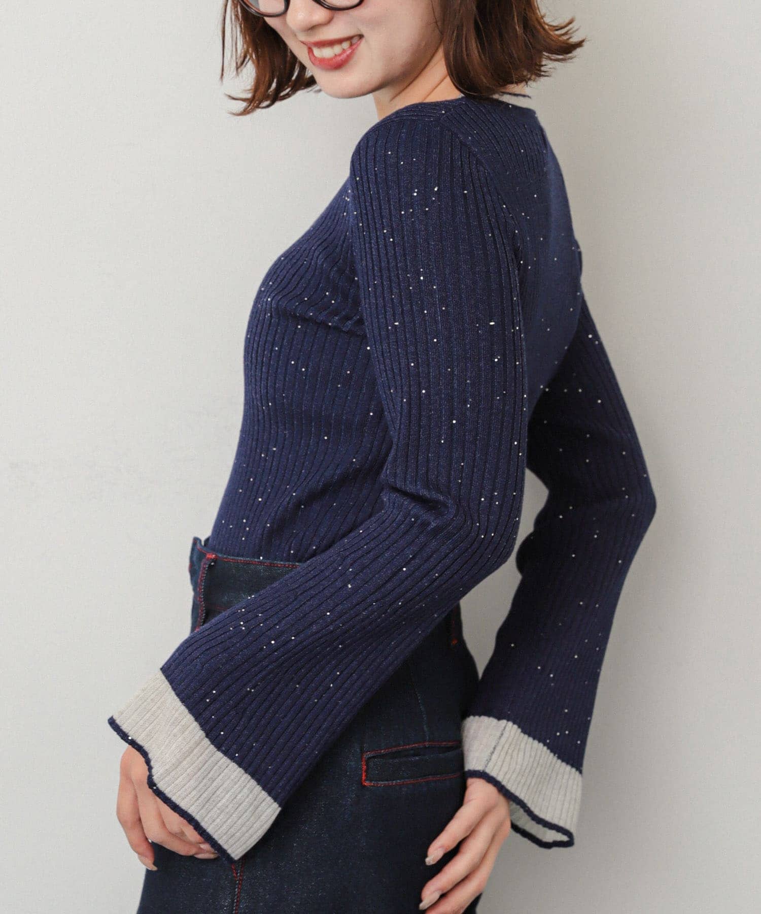 身長：158cm サイズ：one
