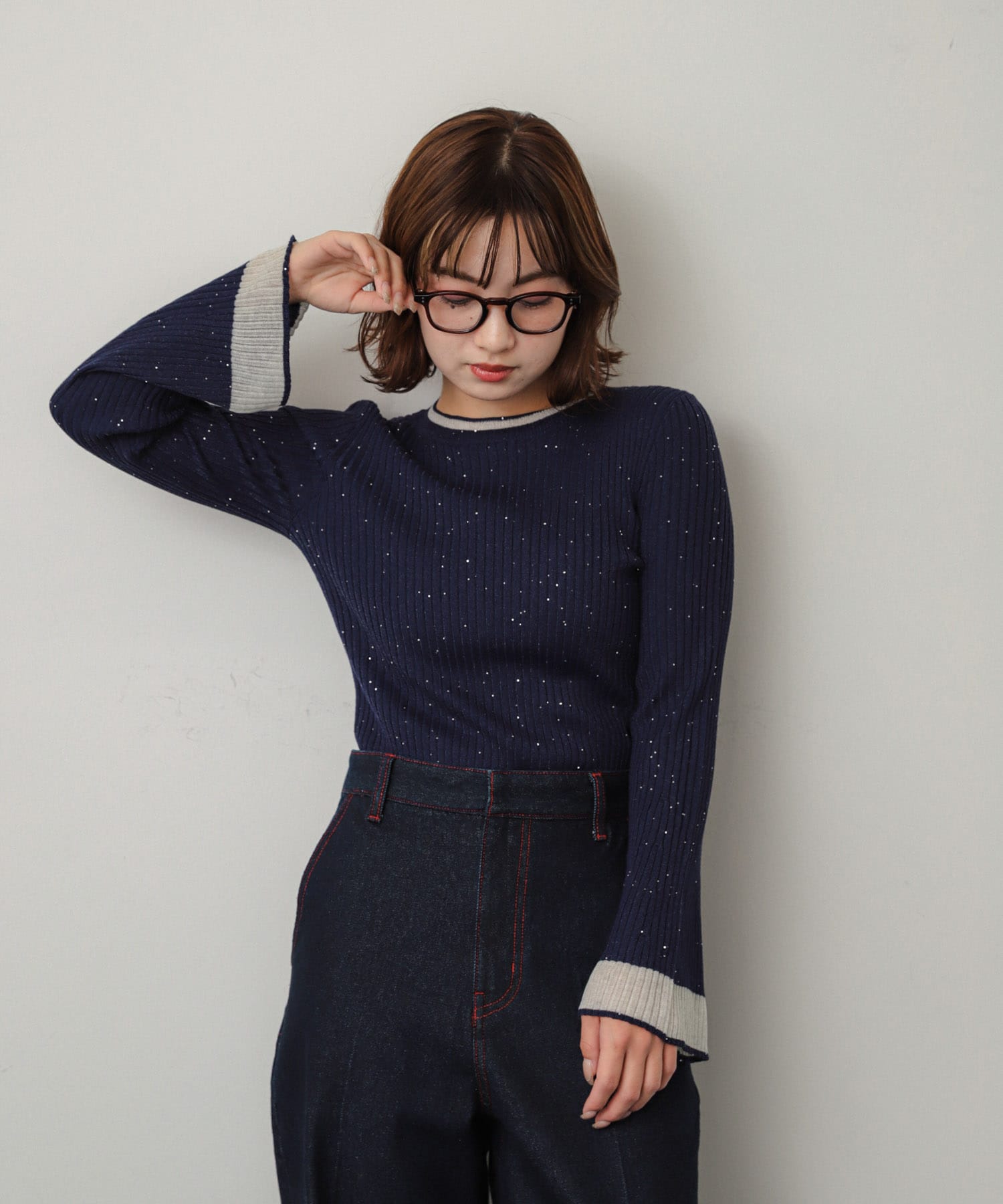身長：158cm サイズ：one