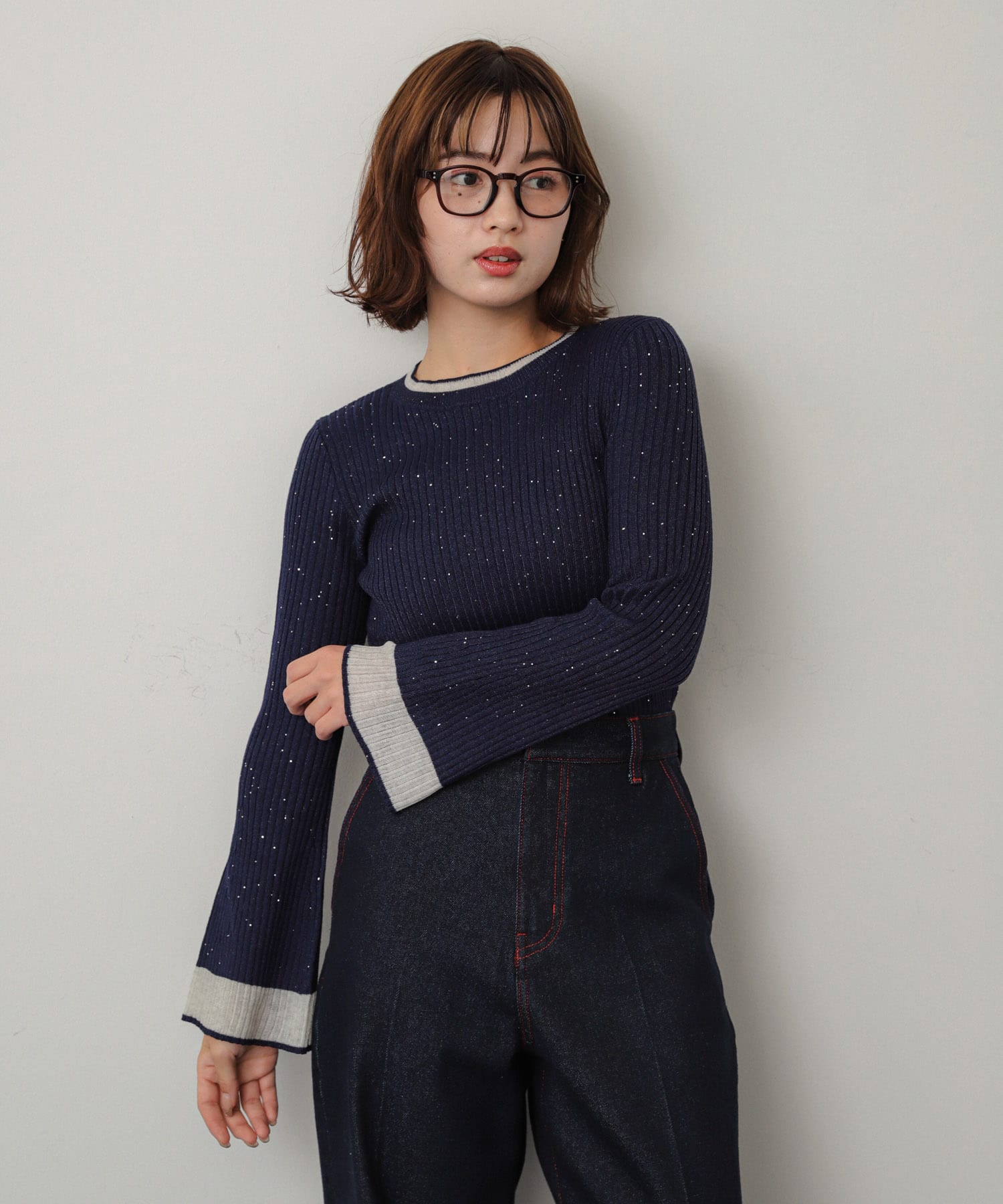 身長：158cm サイズ：one
