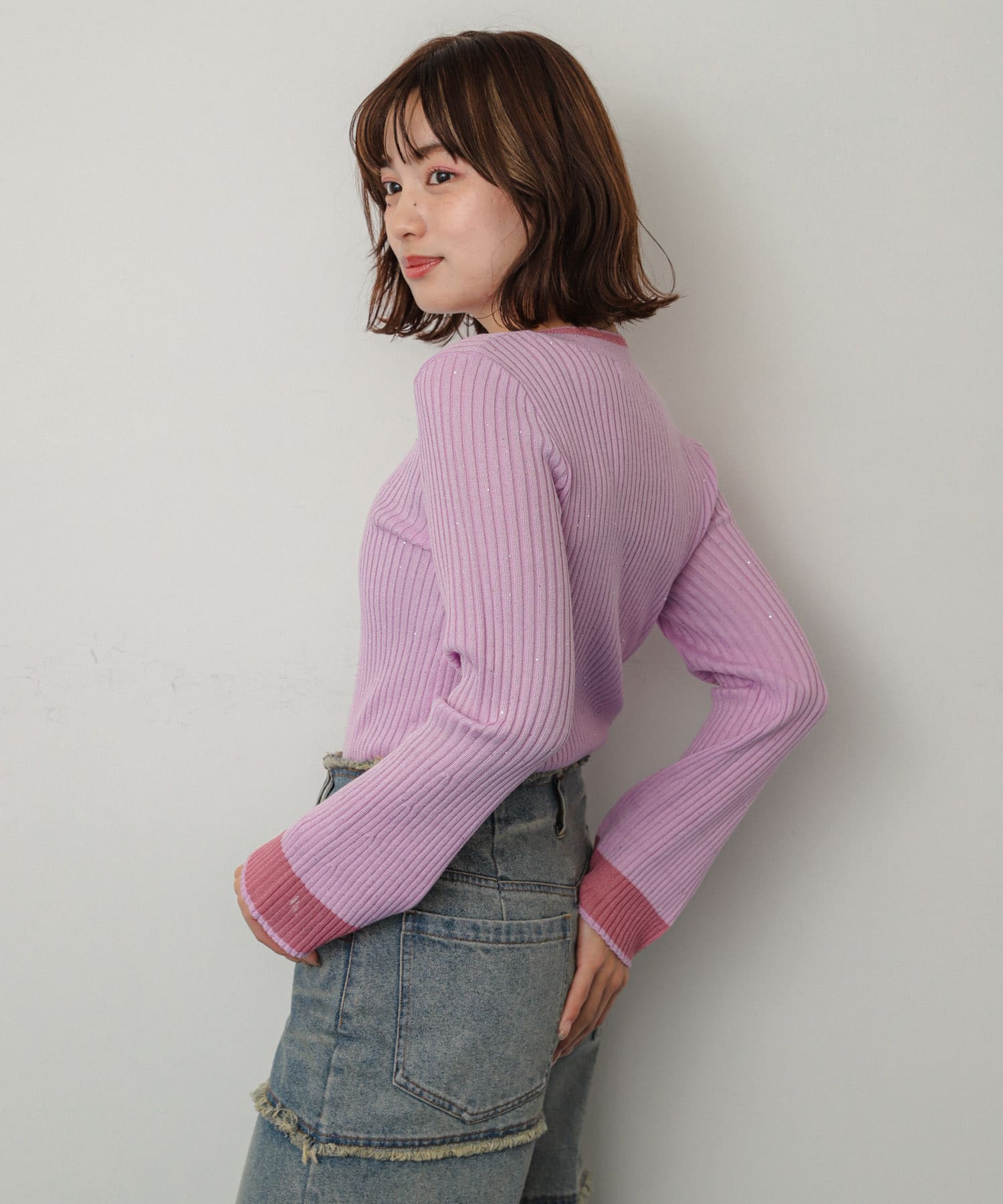 身長：158cm サイズ：one