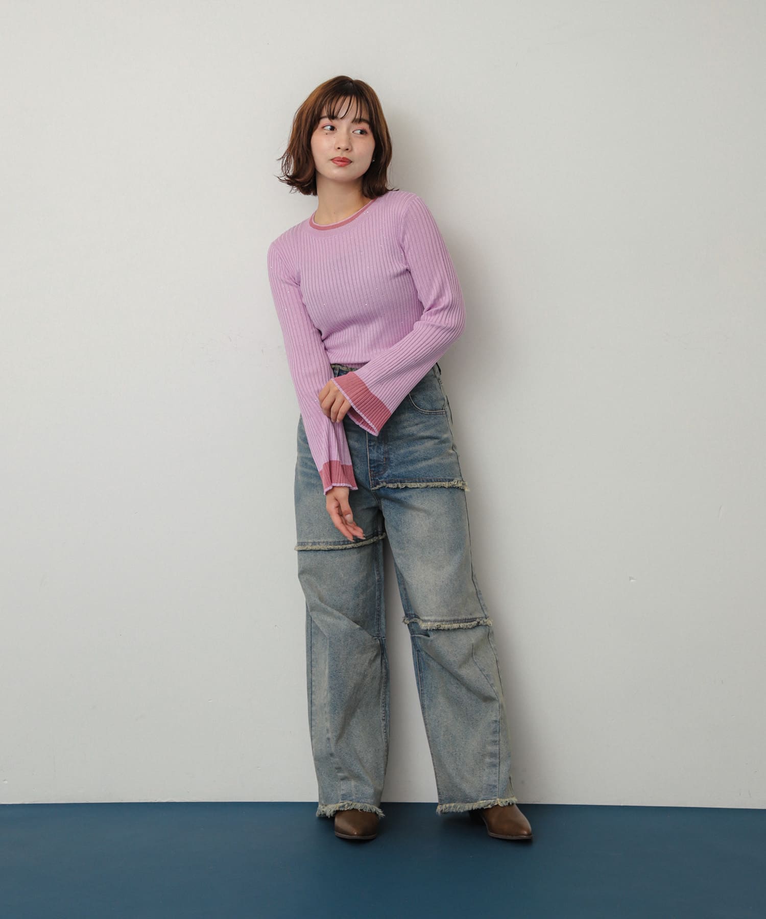 身長：158cm サイズ：one
