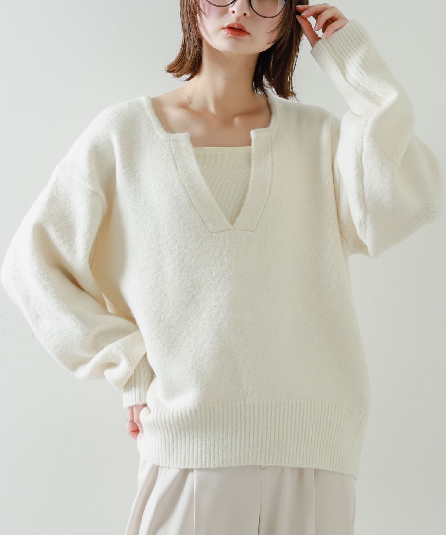 身長：169cm サイズ：one