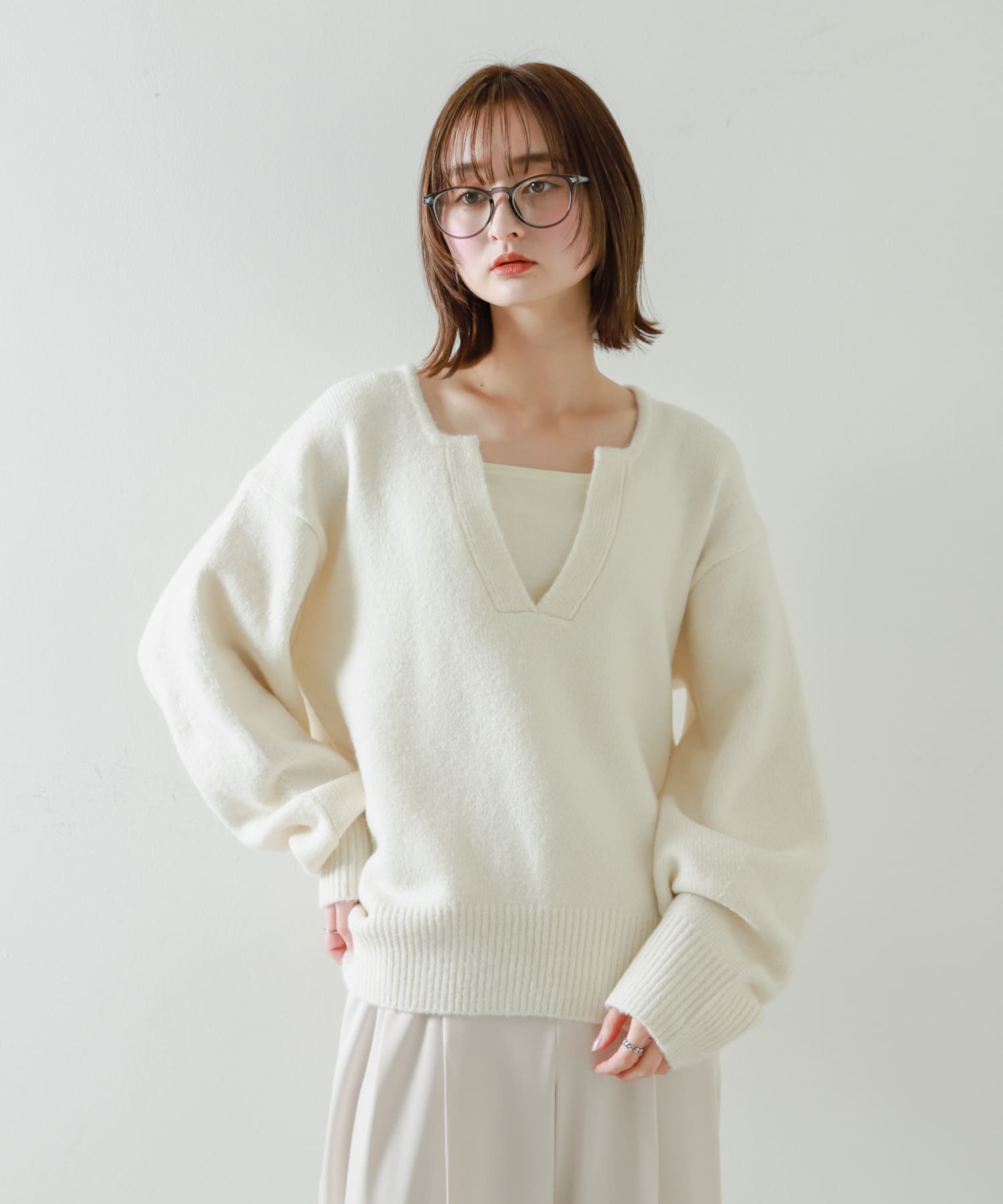 身長：169cm サイズ：one