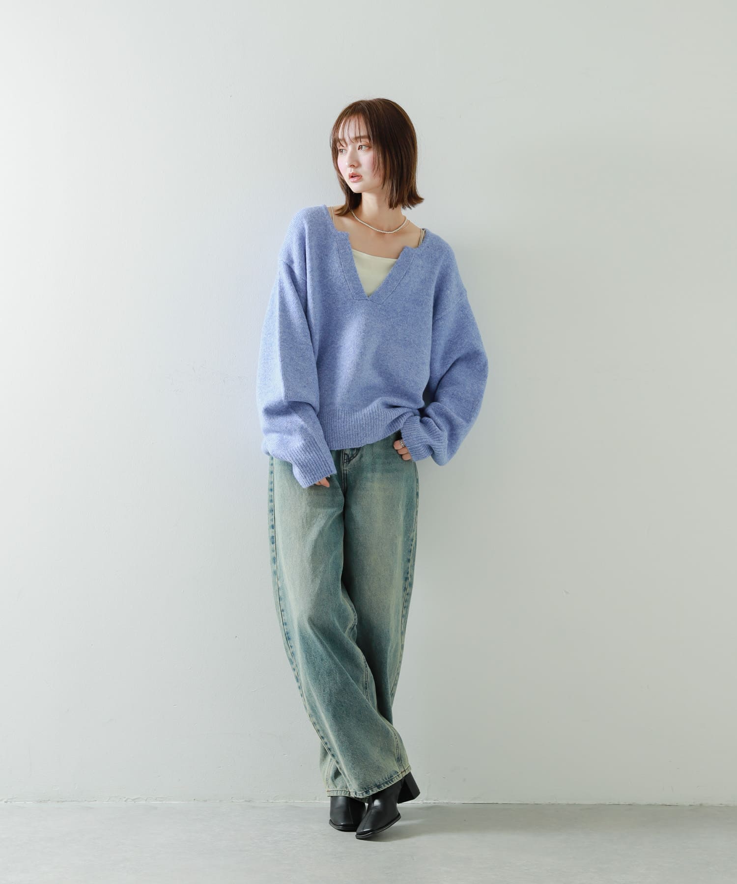 身長：169cm サイズ：one