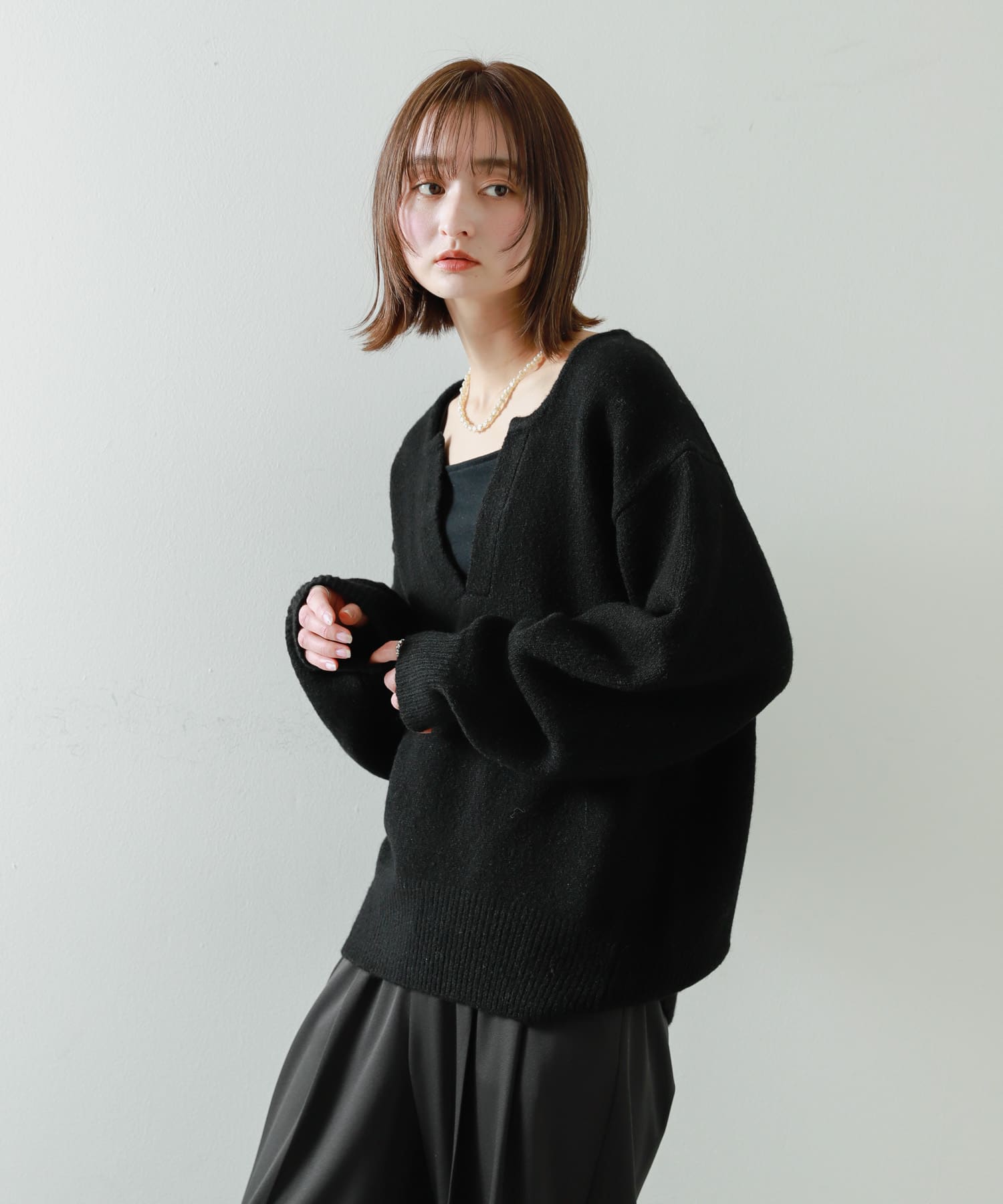 身長：169cm サイズ：one