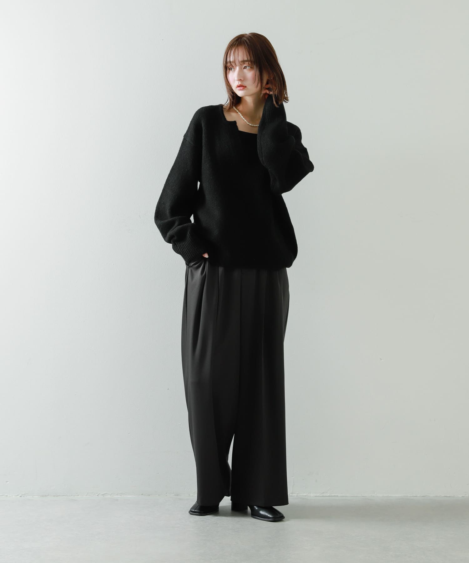 身長：169cm サイズ：one