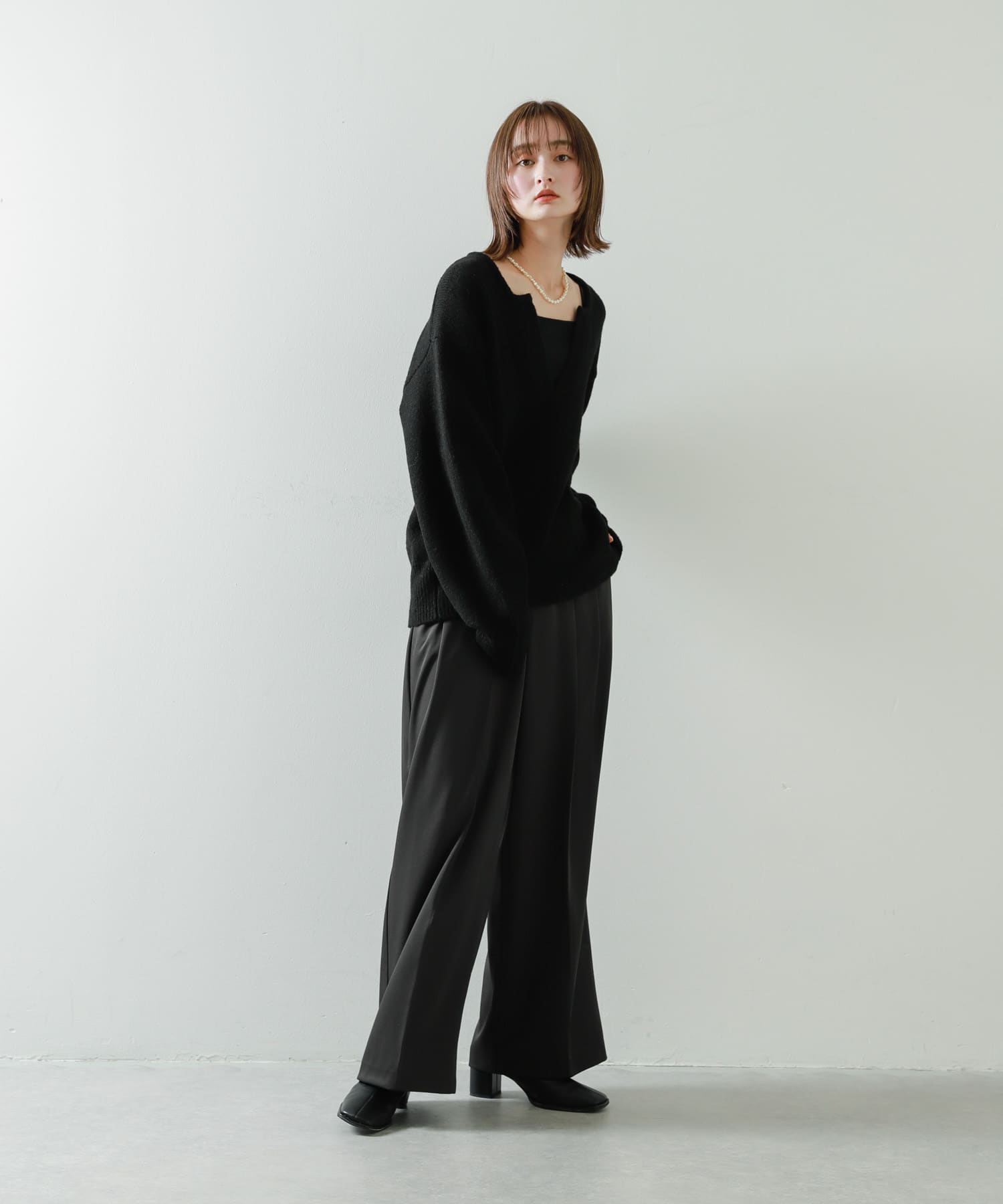 身長：169cm サイズ：one