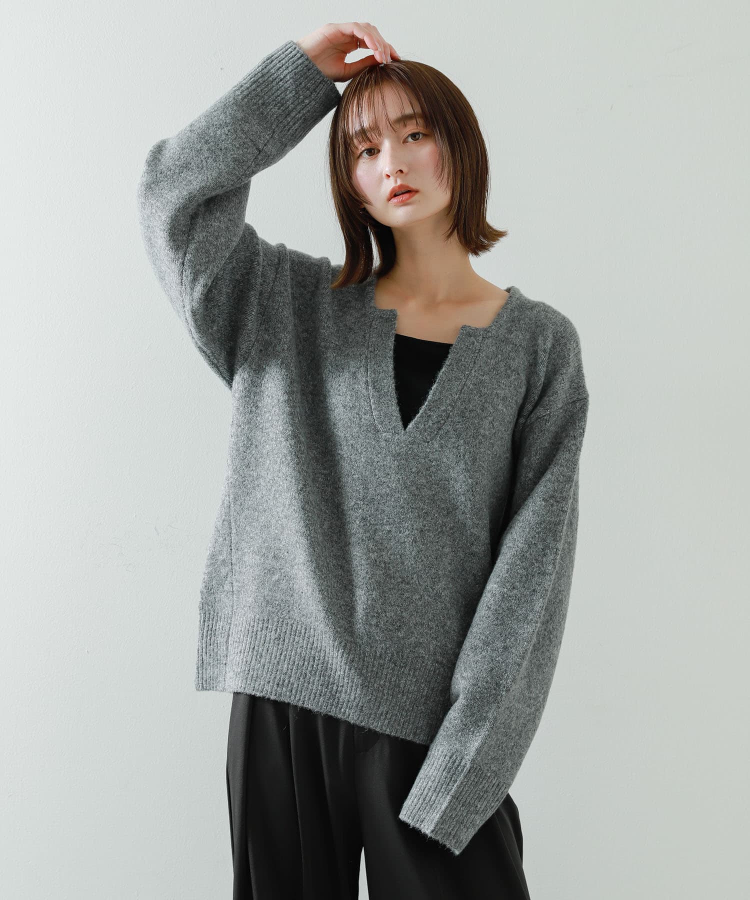 身長：169cm サイズ：one