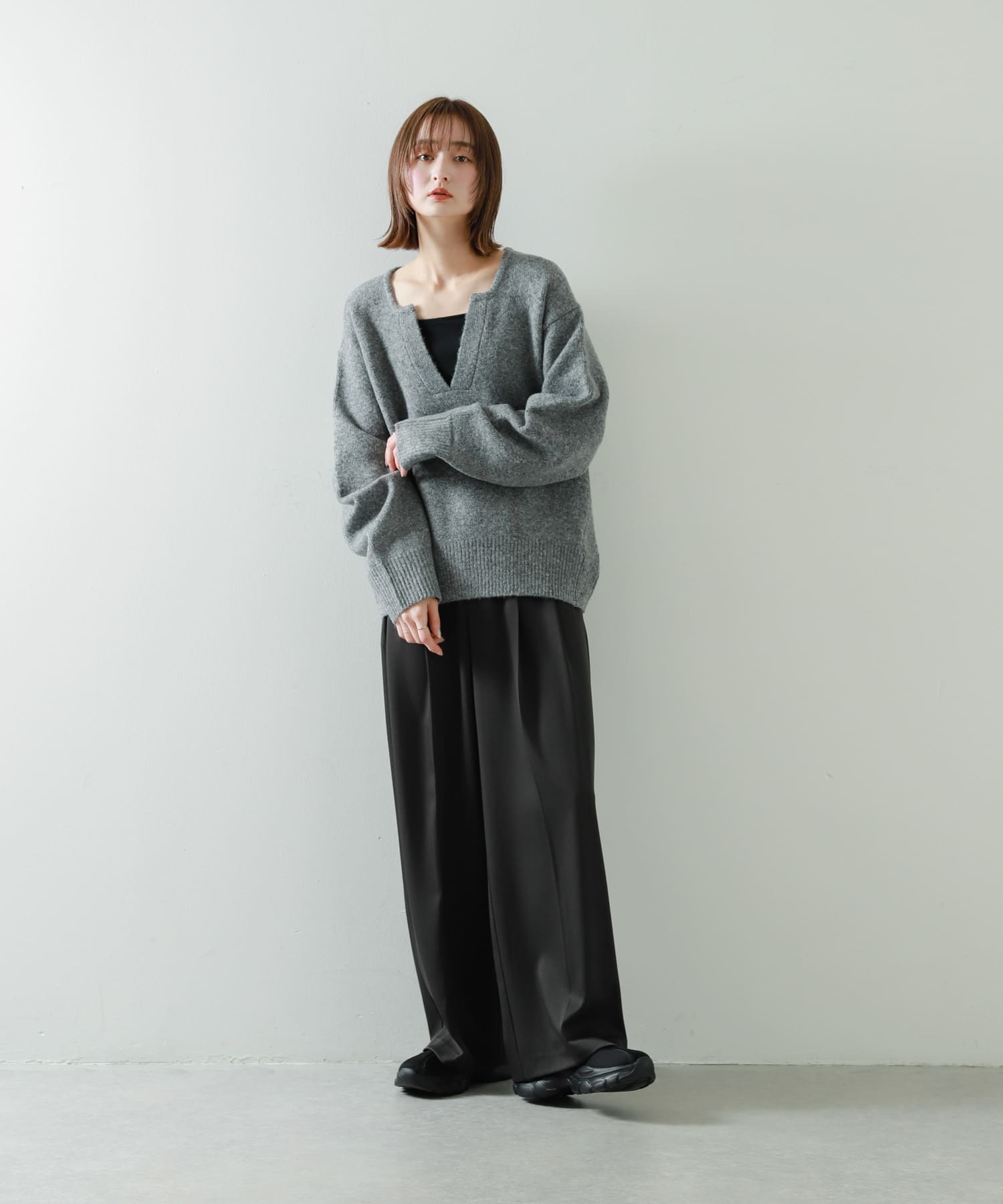 身長：169cm サイズ：one