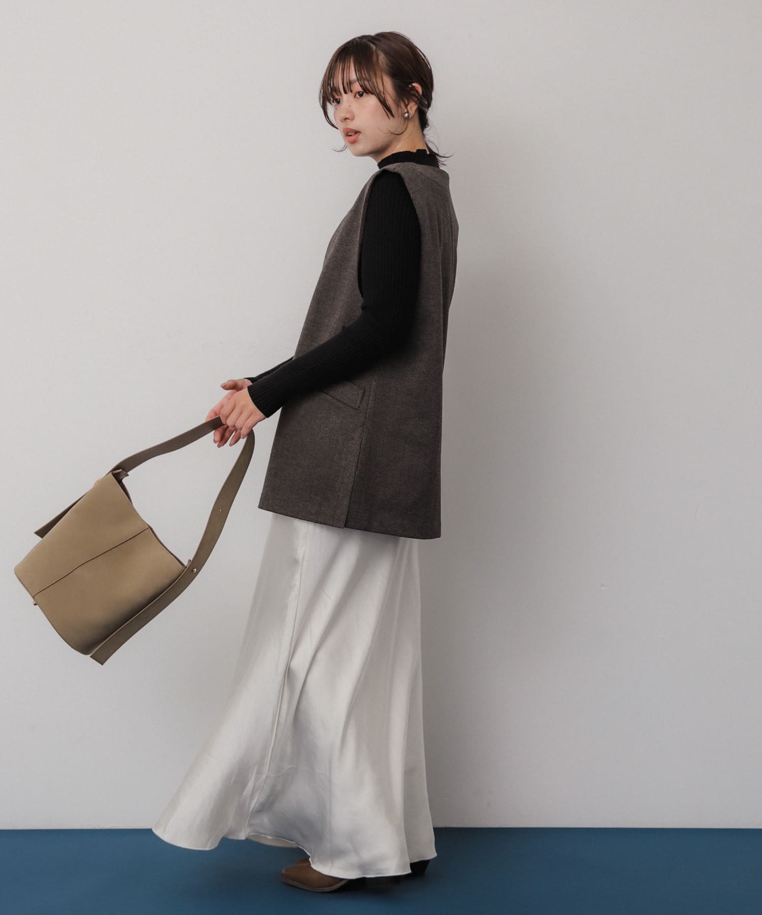 身長：158cm サイズ：one