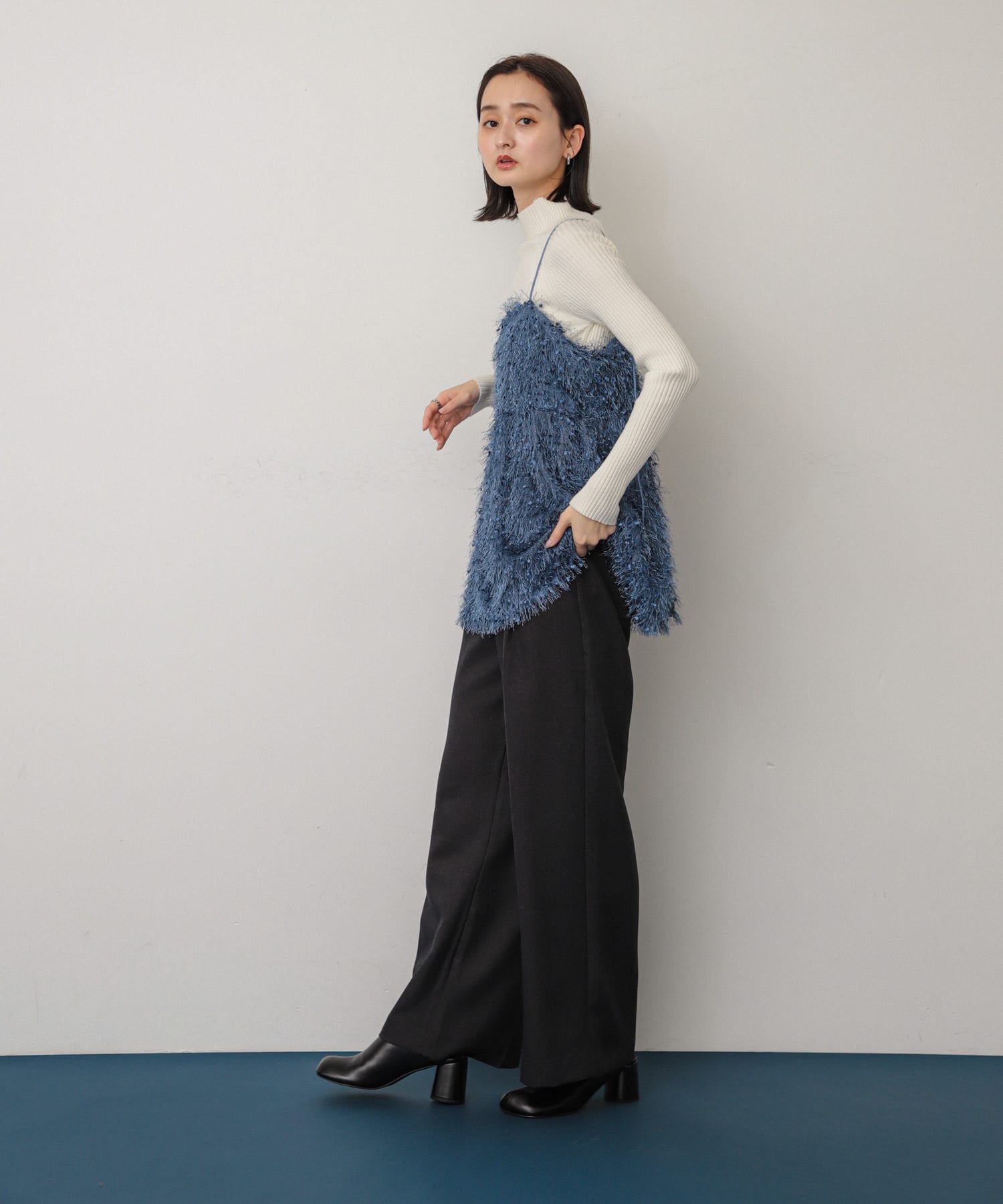 身長：169cm サイズ：one