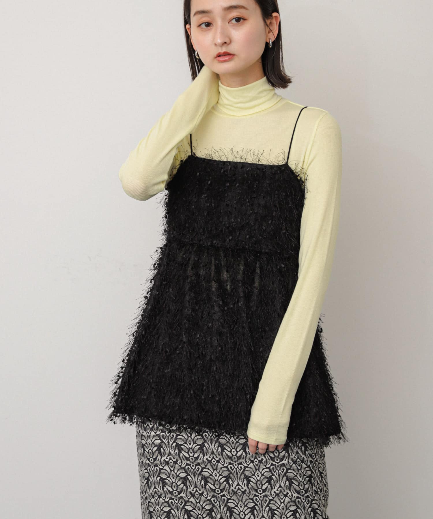 身長：169cm サイズ：one
