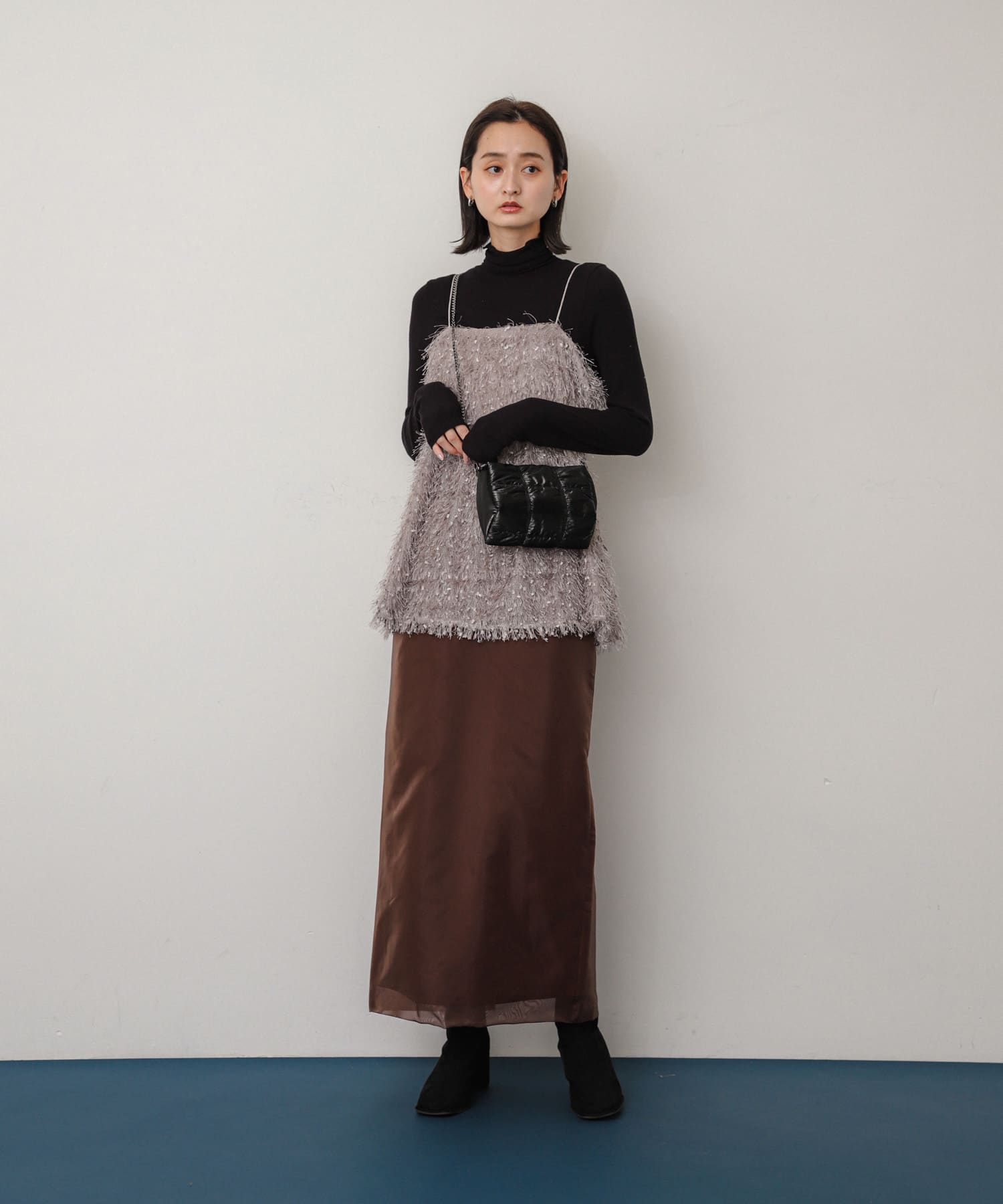 身長：169cm サイズ：one