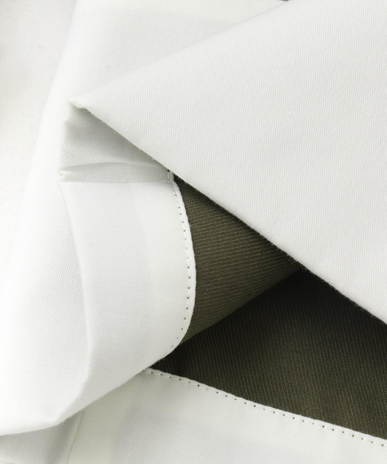 ワイドターンバックパンツ KHAKI S