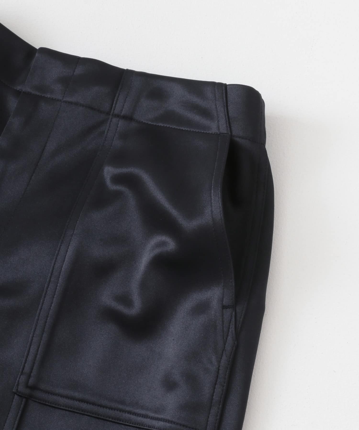 シャイニーカットカーゴパンツ NAVY S