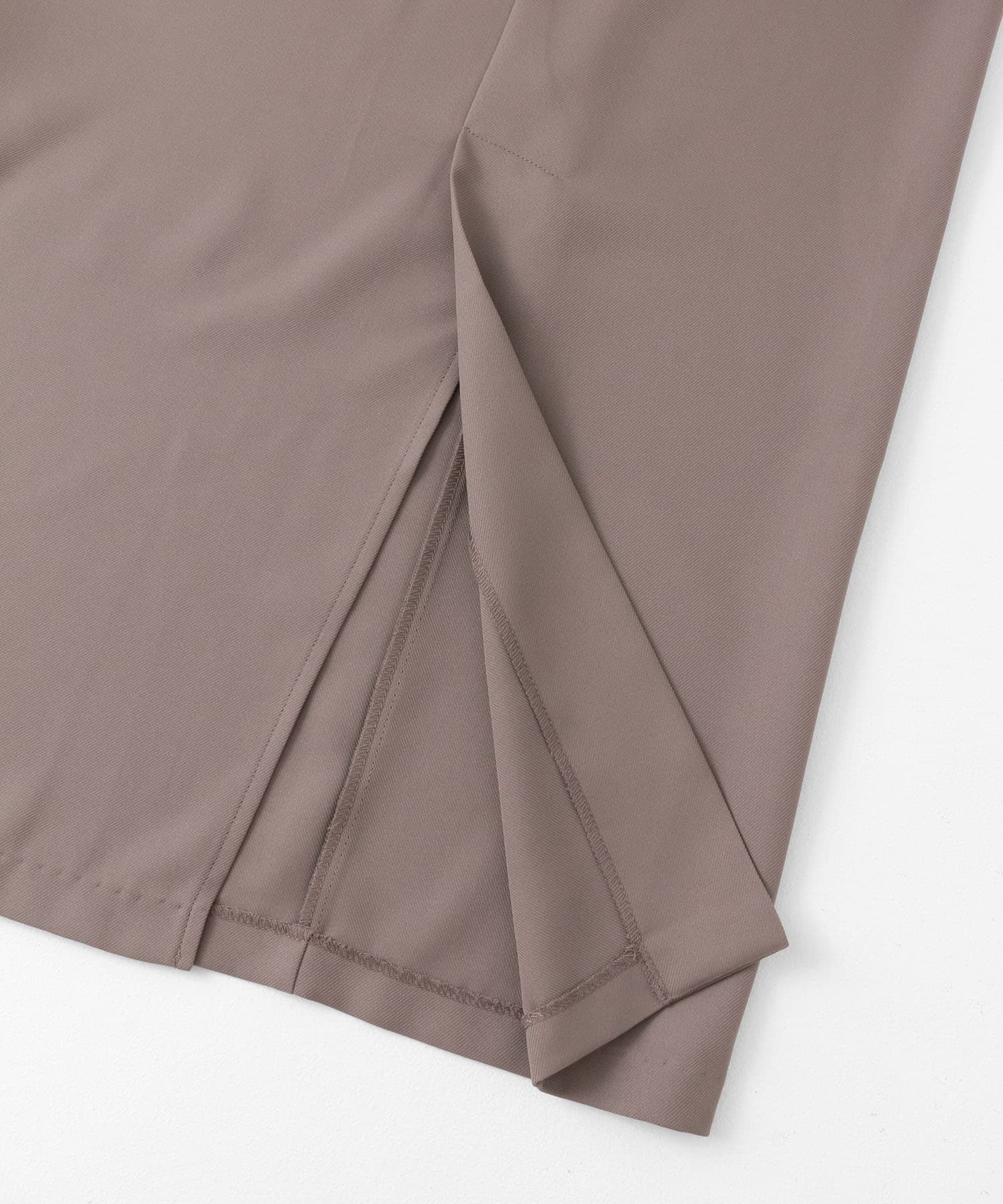 アシンメトリーオリカエシペンシルスカート MOCHA S