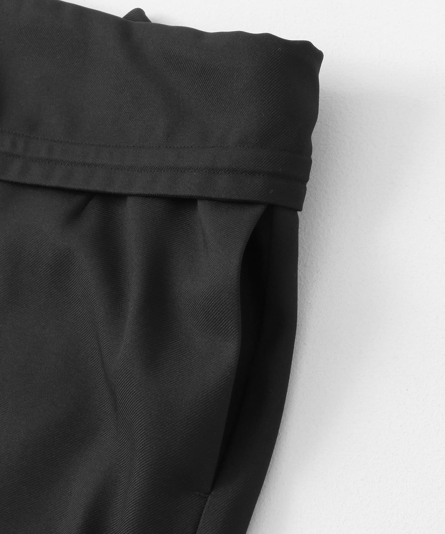 アシンメトリーオリカエシペンシルスカート BLACK S