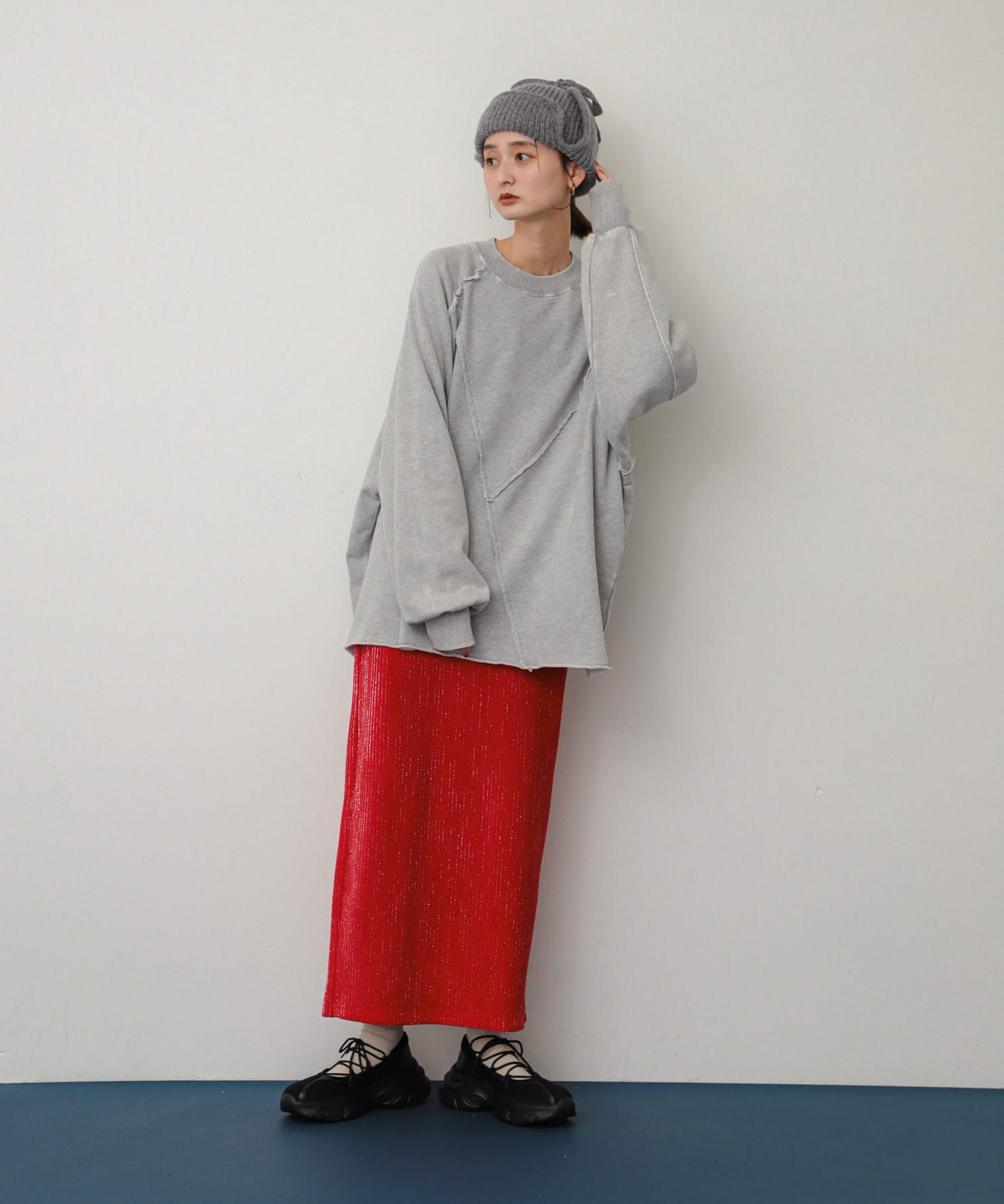 身長：169cm サイズ：one