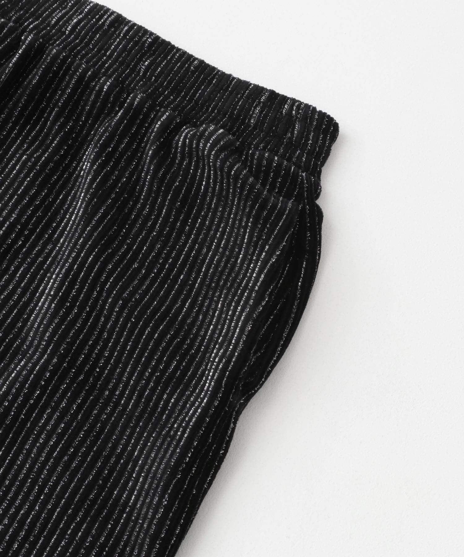 ラメカットコールナロースカート BLACK Short