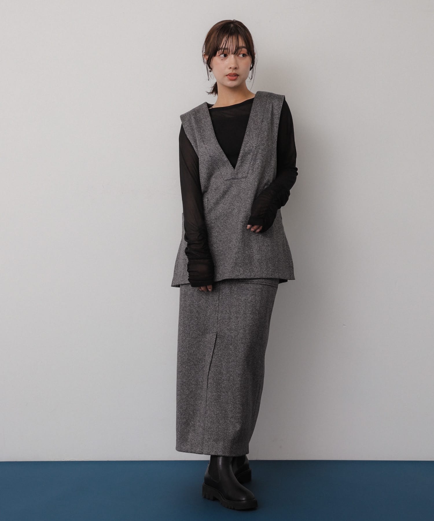 身長：158cm サイズ：M