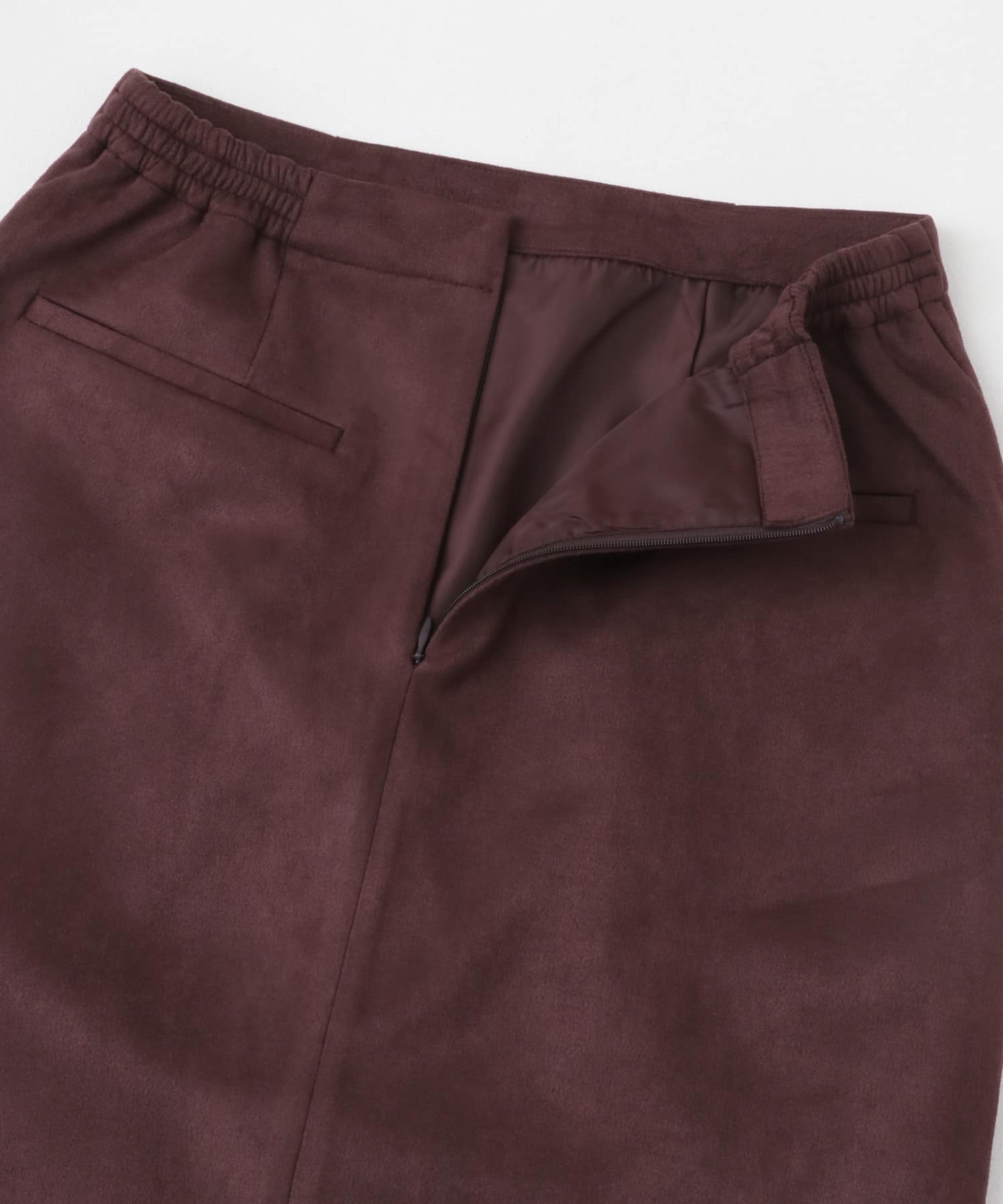 ポンチタイトスカート BROWN S