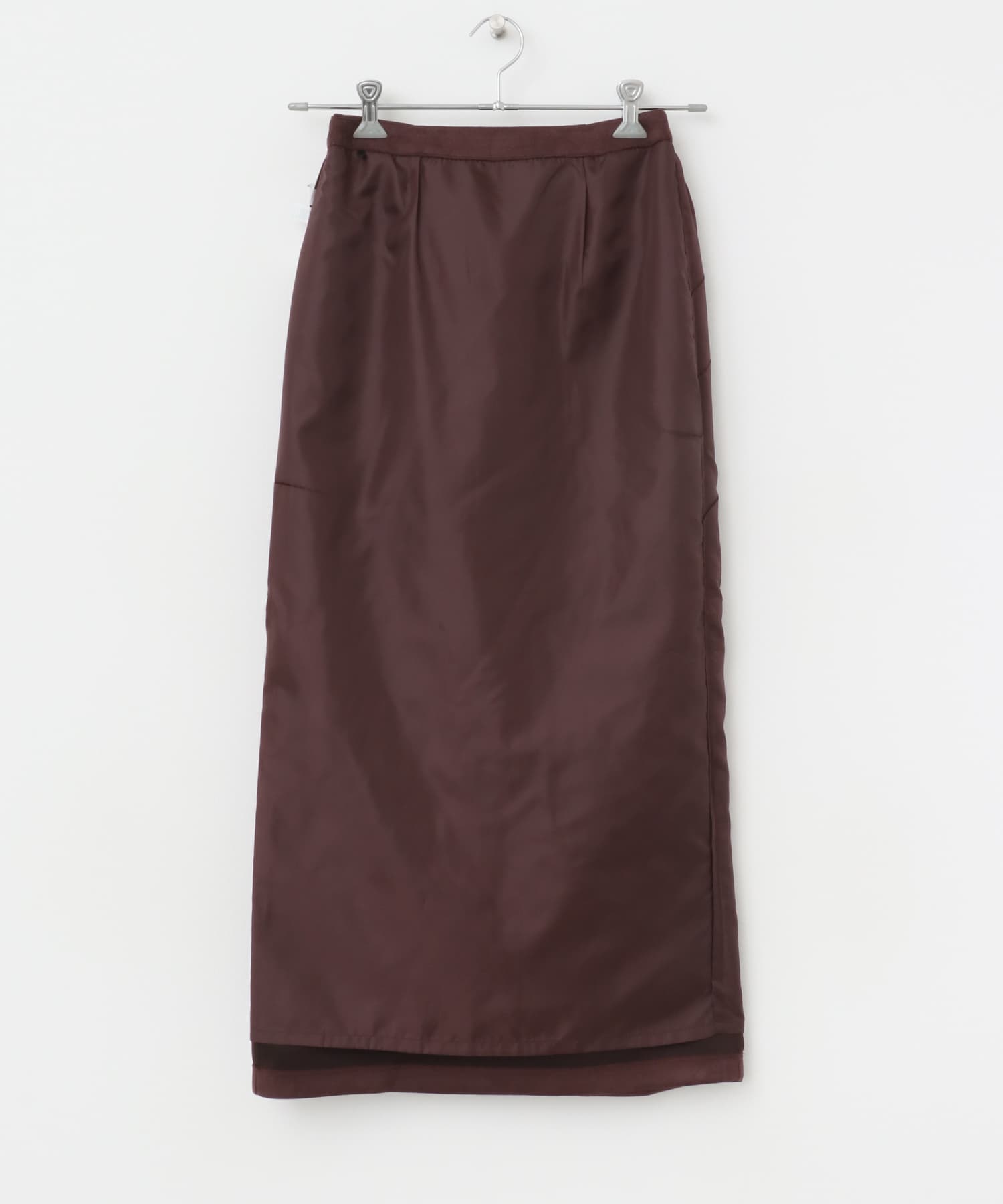 ポンチタイトスカート BROWN S