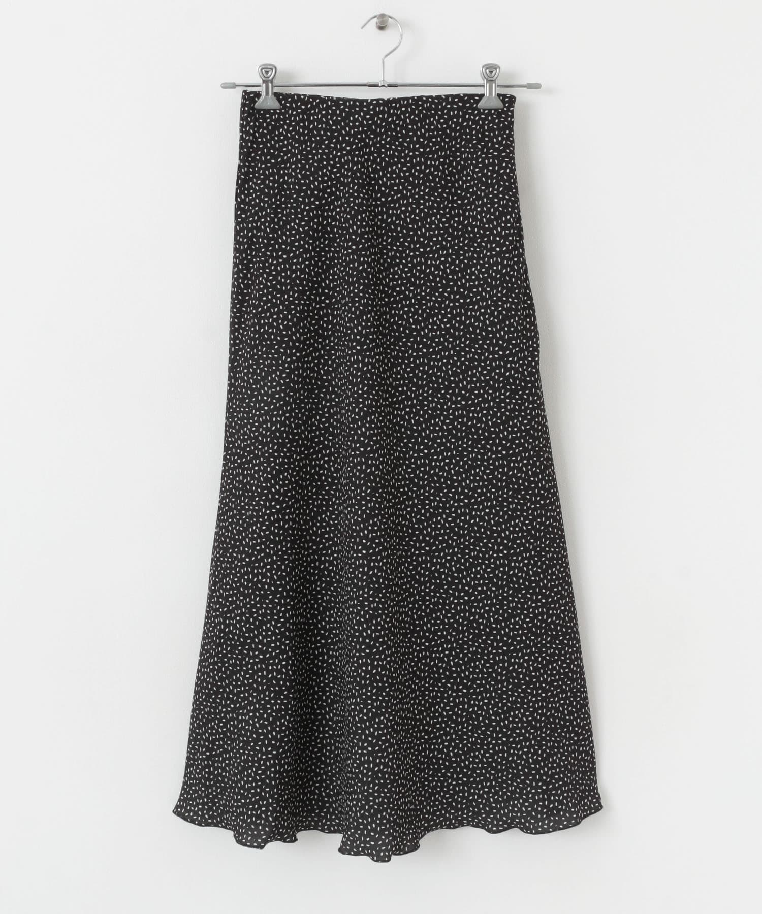 ドットナロースカート BLK×WHT S