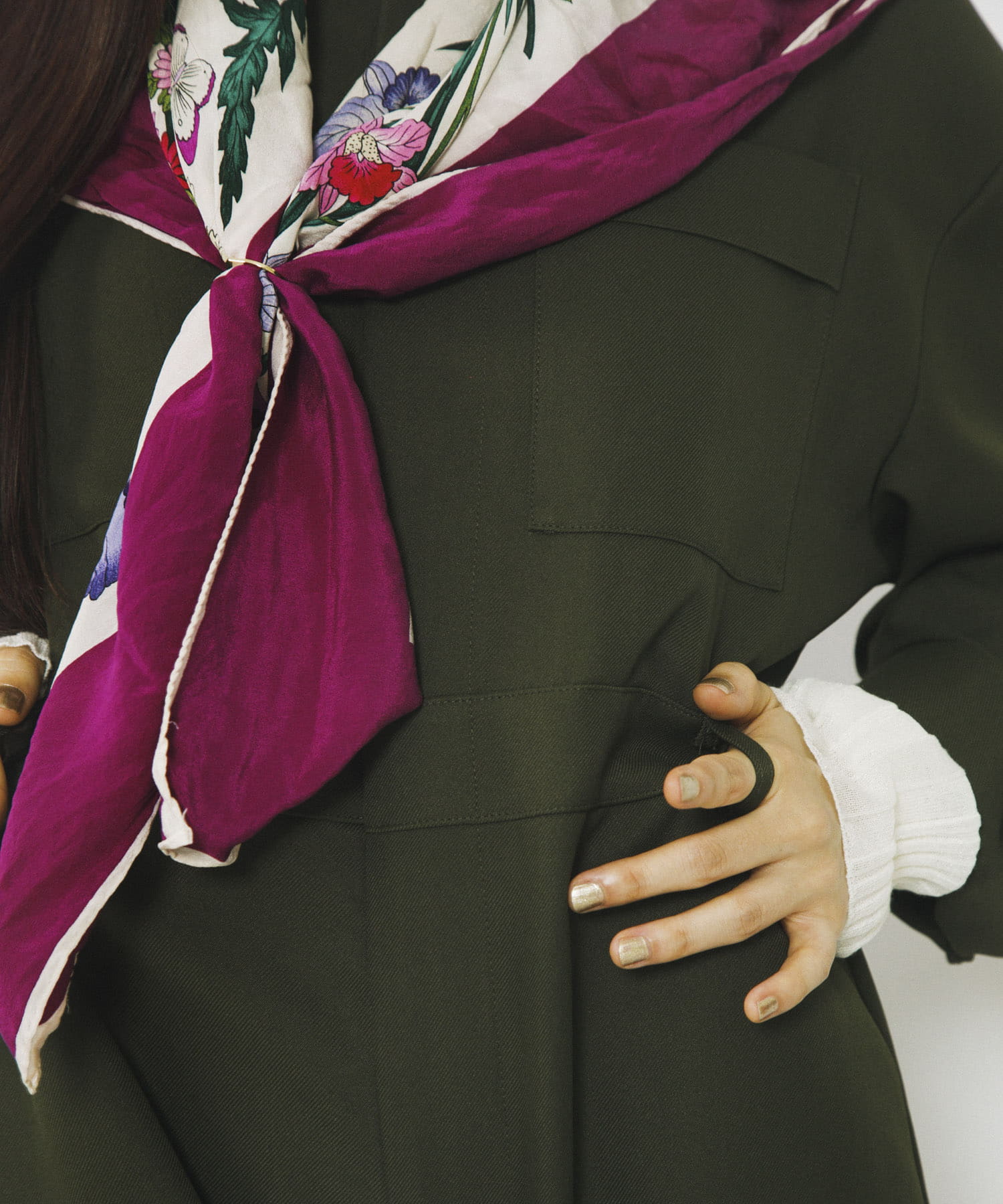 身長：156cm サイズ：M
