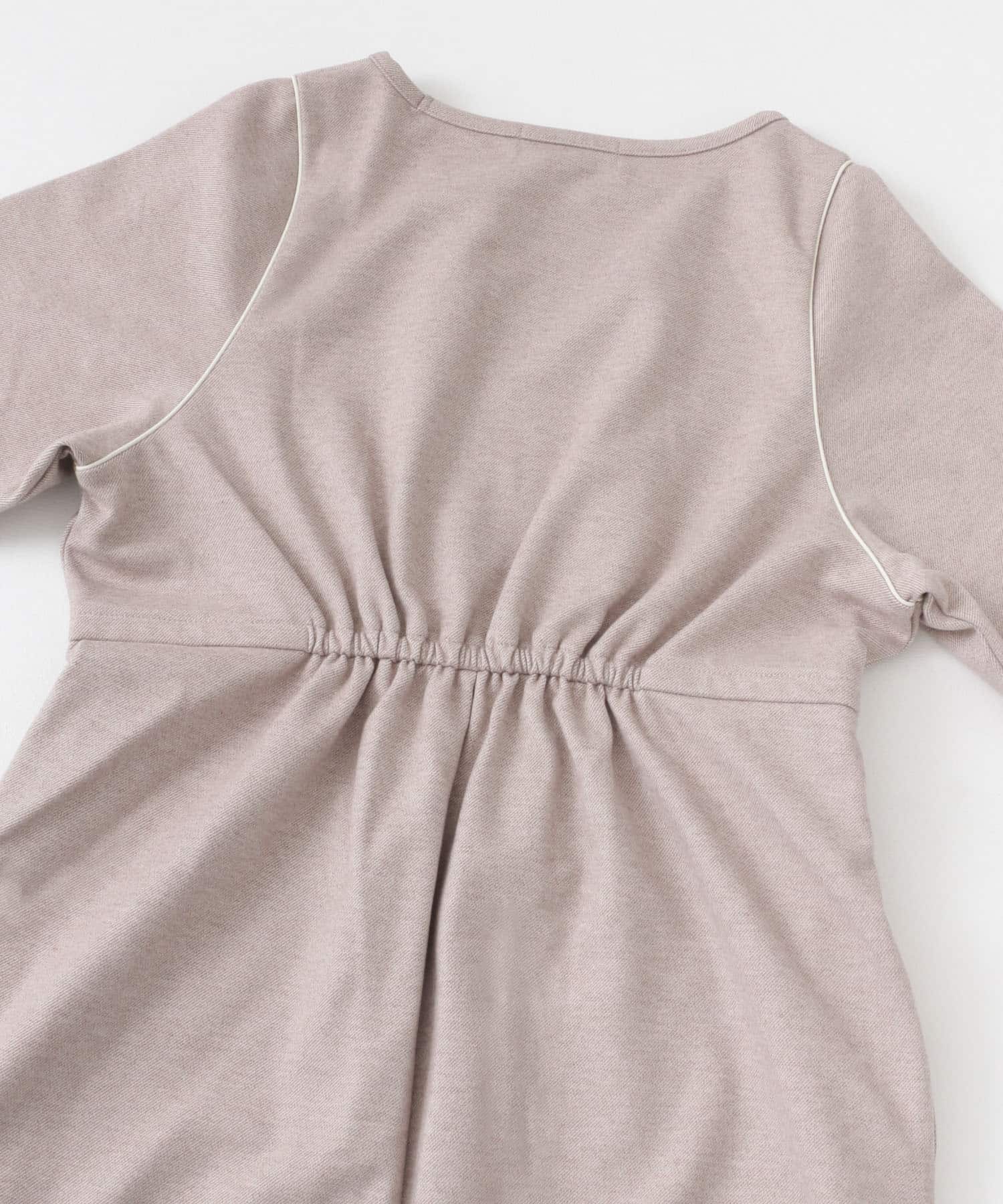 ウエストタックカットワンピース BEIGE COMPACT