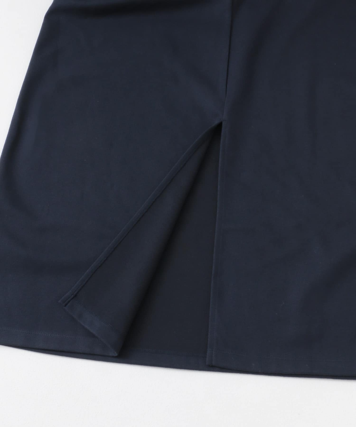 ウエストタックカットワンピース NAVY COMPACT