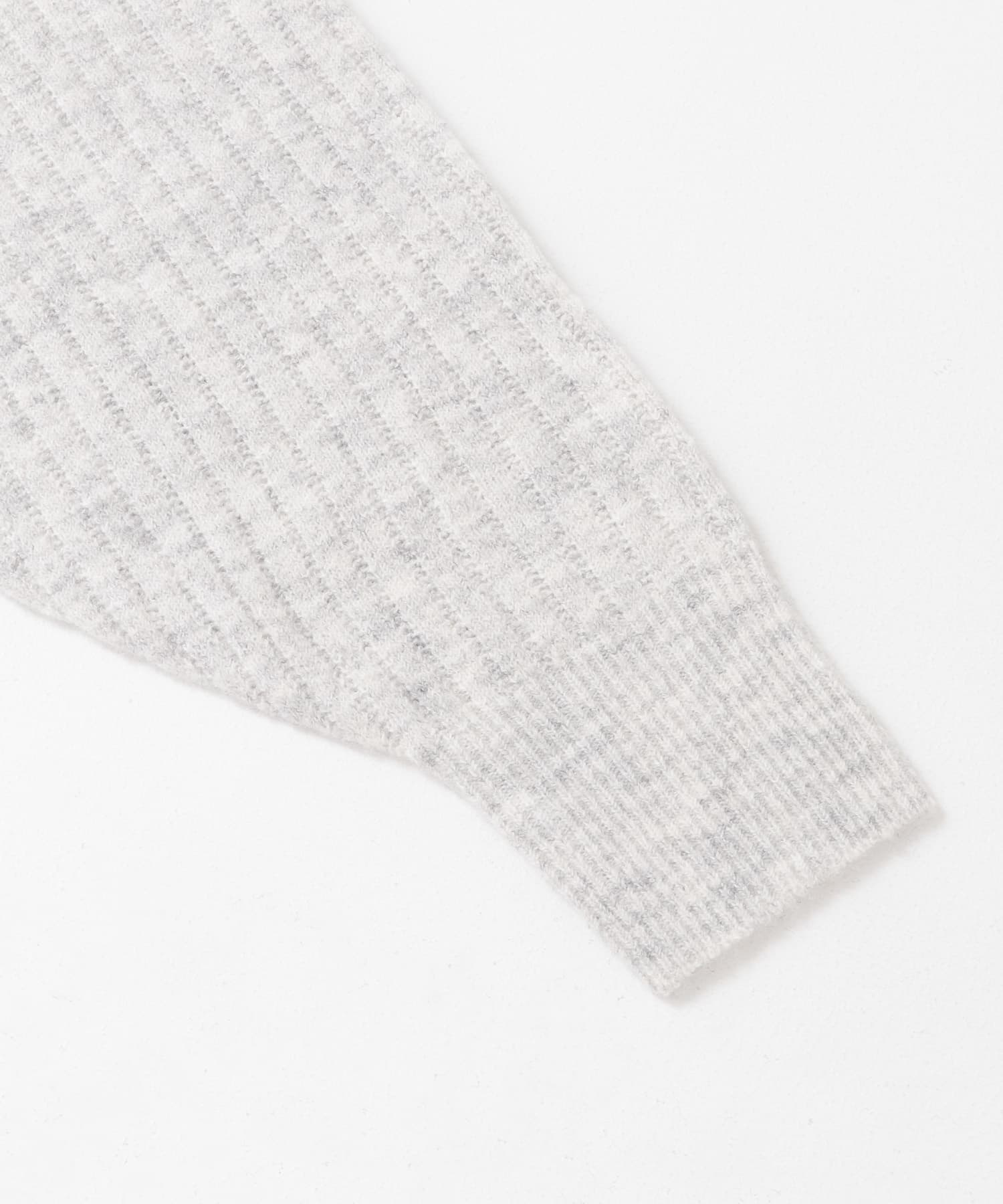 ハイネックセンターシームニットワンピース L.GRAY Short