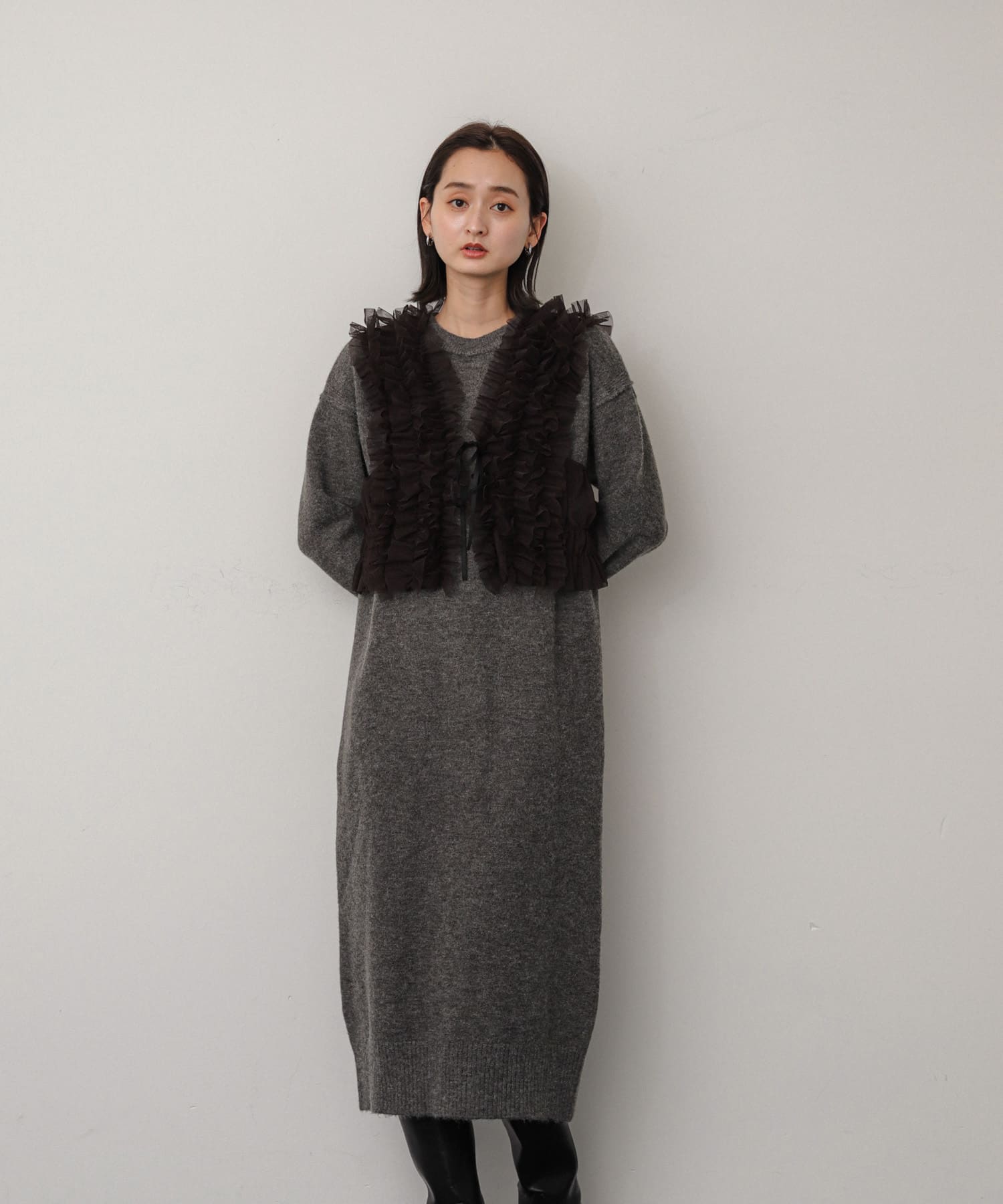 身長：169cm サイズ：one