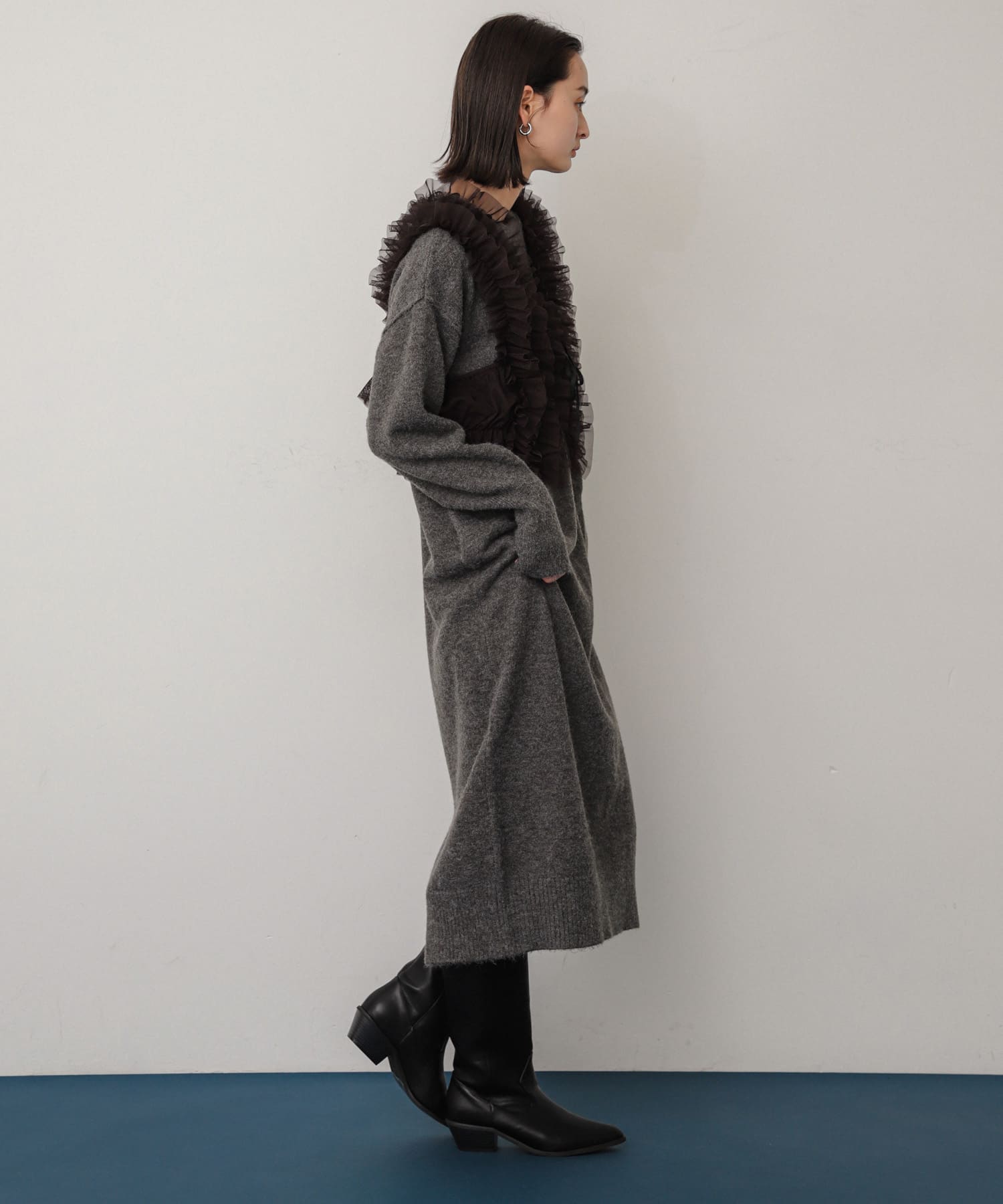 身長：169cm サイズ：one