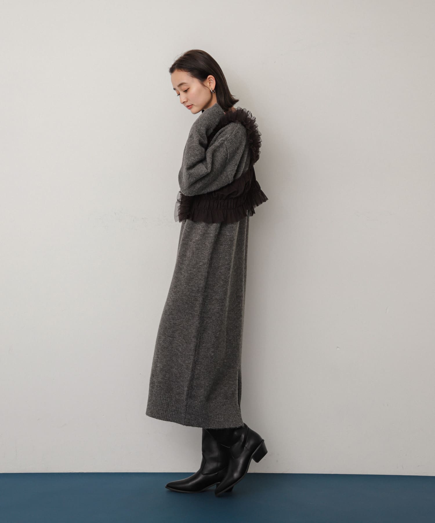 身長：169cm サイズ：one