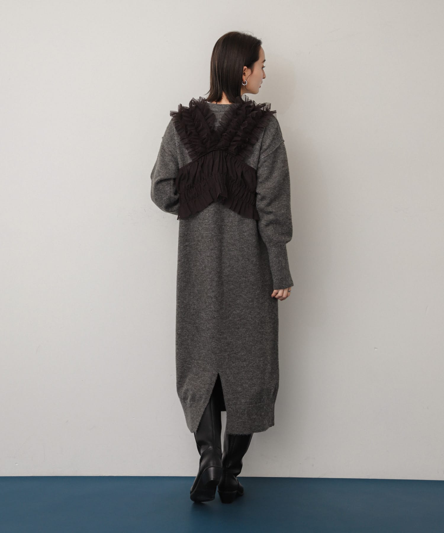 身長：169cm サイズ：one