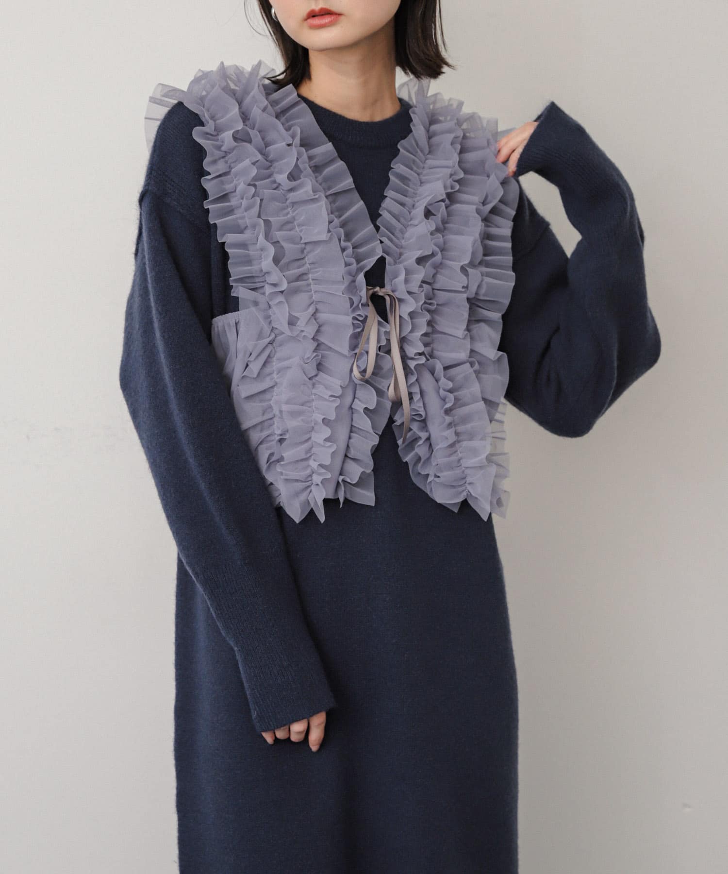 身長：169cm サイズ：one