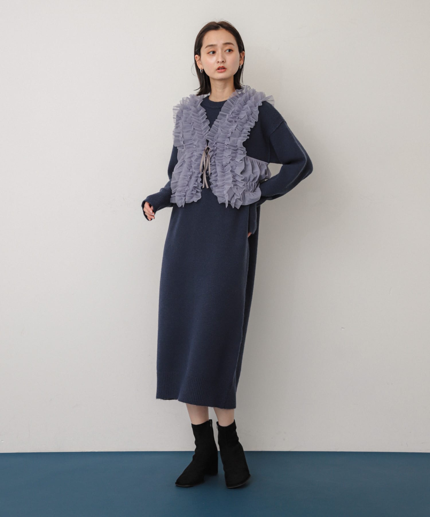 身長：169cm サイズ：one