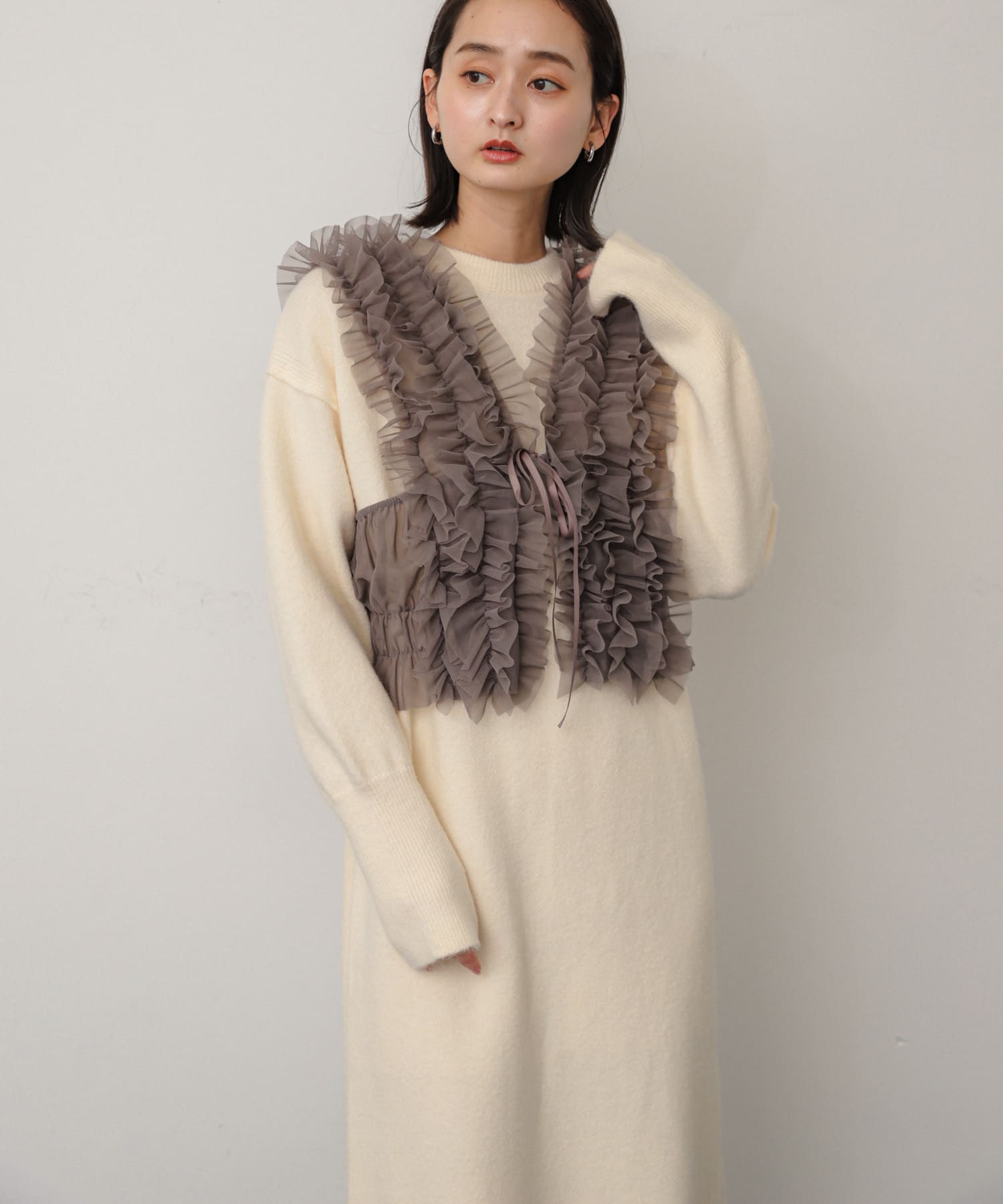 身長：169cm サイズ：one