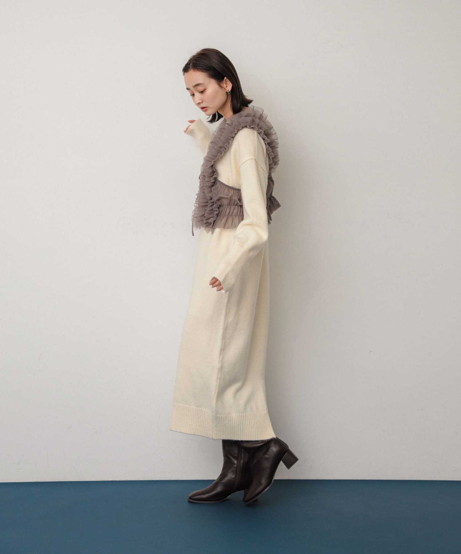 身長：169cm サイズ：one