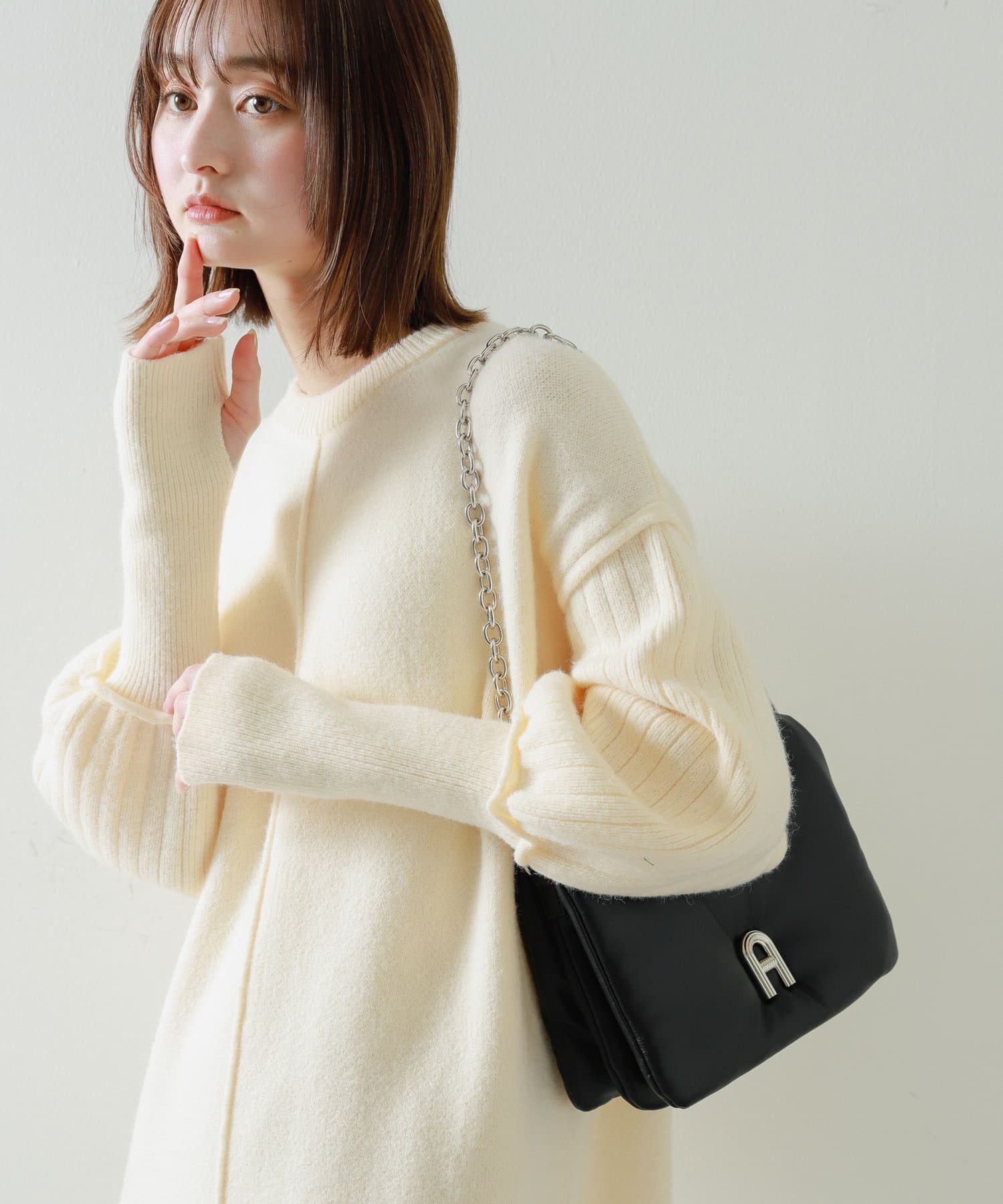 身長：169cm サイズ：one