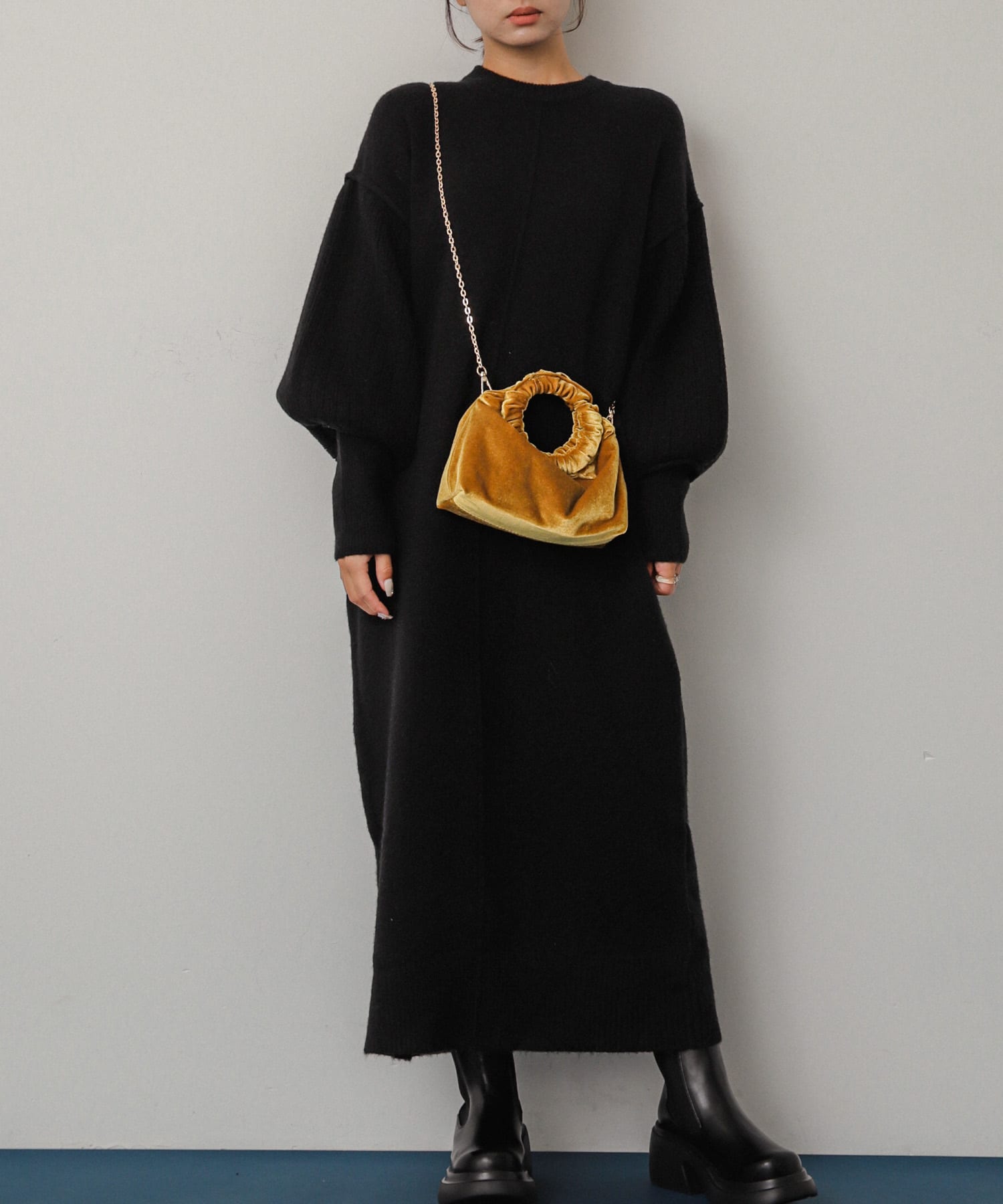身長：158cm サイズ：one